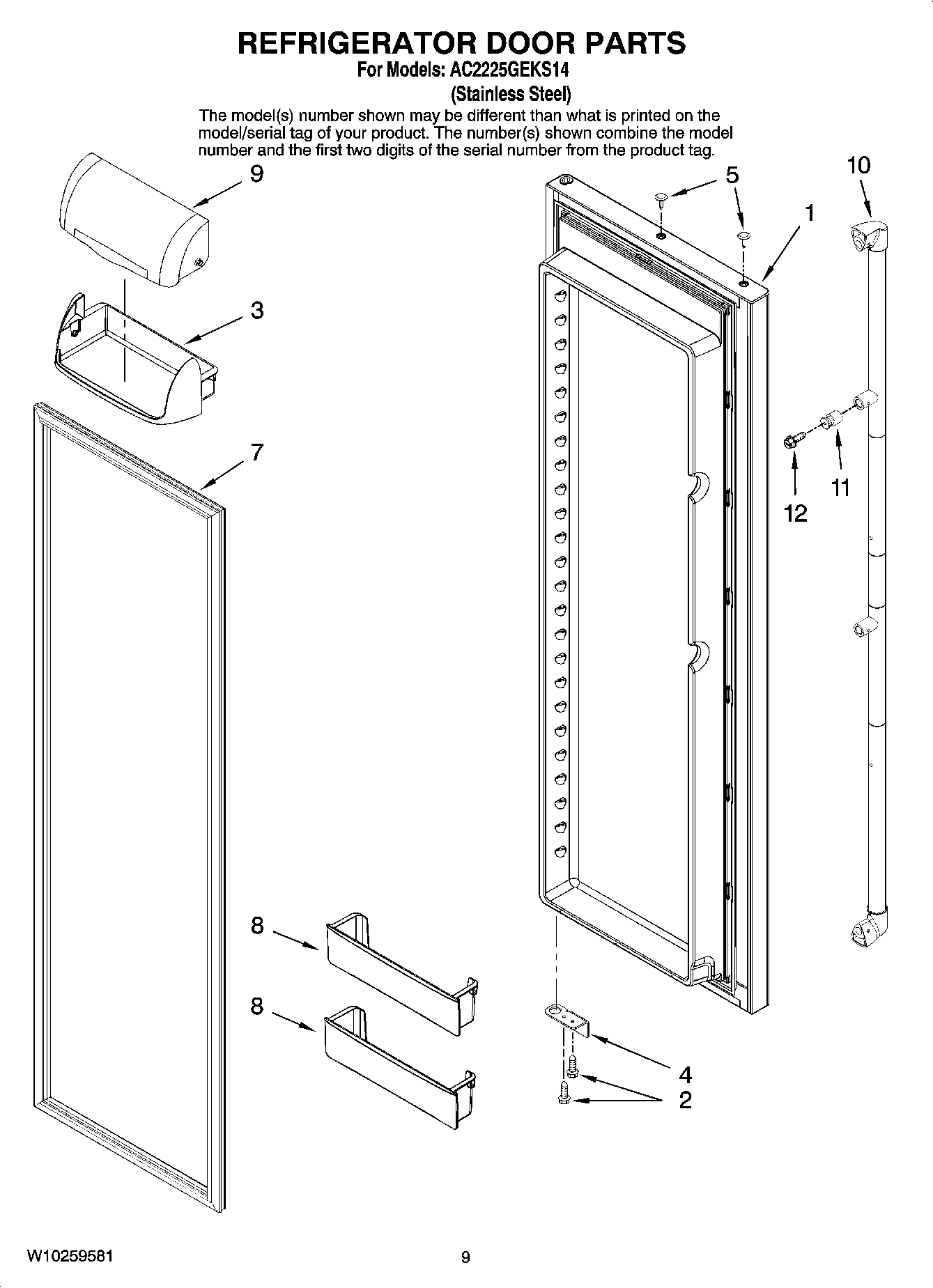 06 - REFRIGERATOR DOOR PARTS