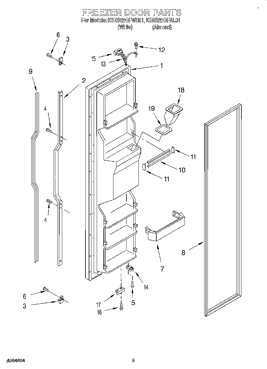 06 - FREEZER DOOR