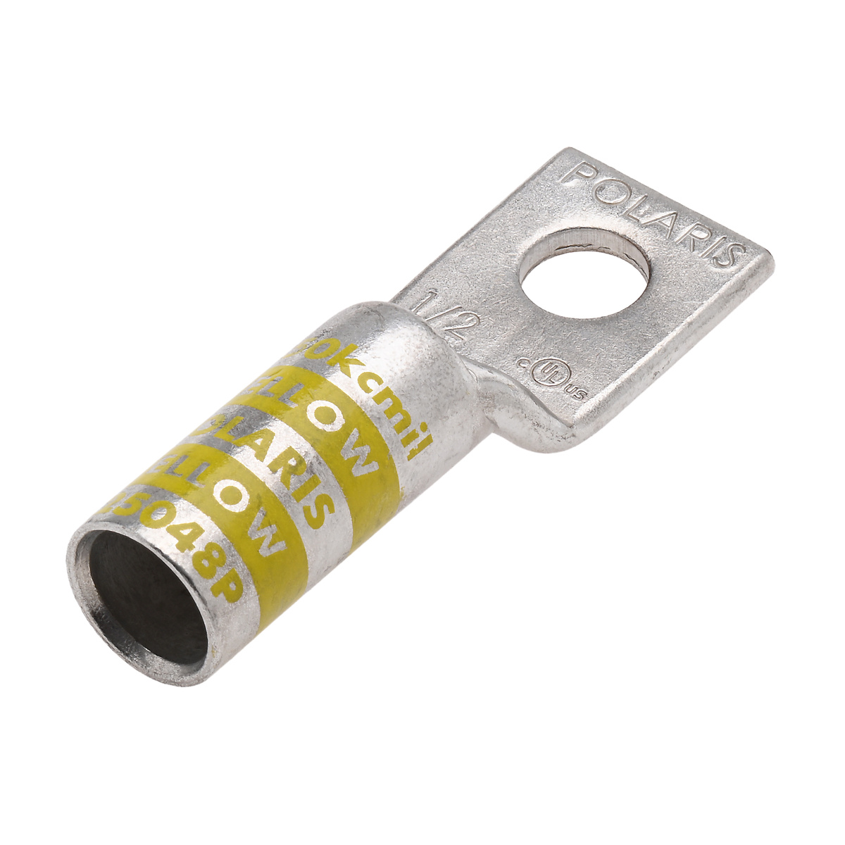 Polaris L25048P 250 MCM Cu Compression Lug, 1/2 IN 1 Hole
