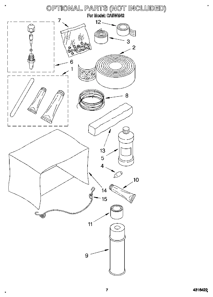 05 - OPTIONAL PARTS (NOT INCLUDED)