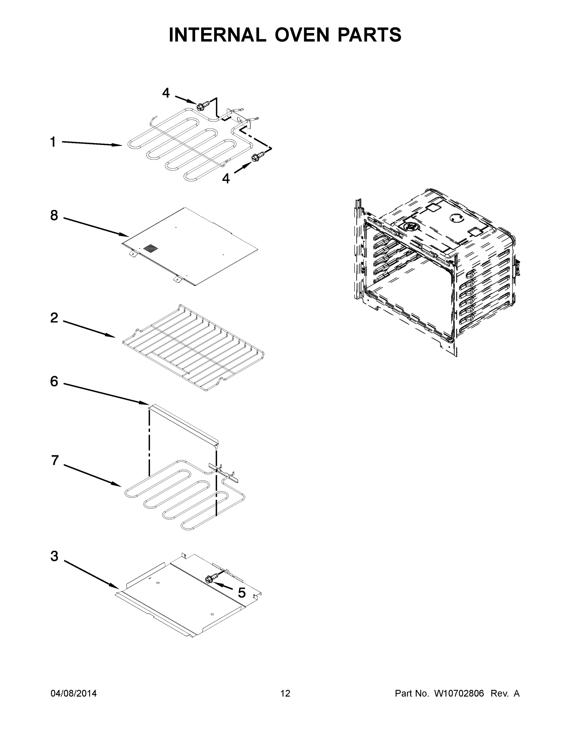 07 - INTERNAL OVEN PARTS