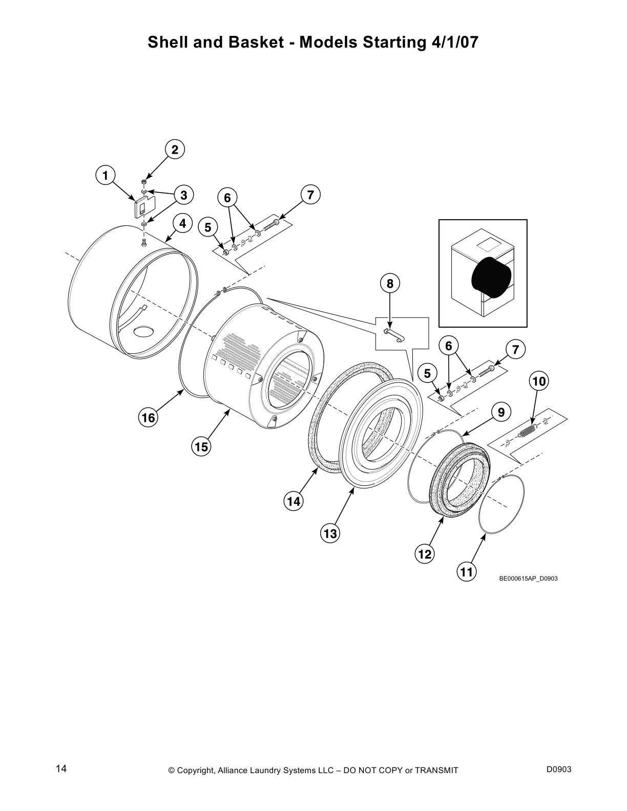Shell and Basket - Models Starting 4/1/07