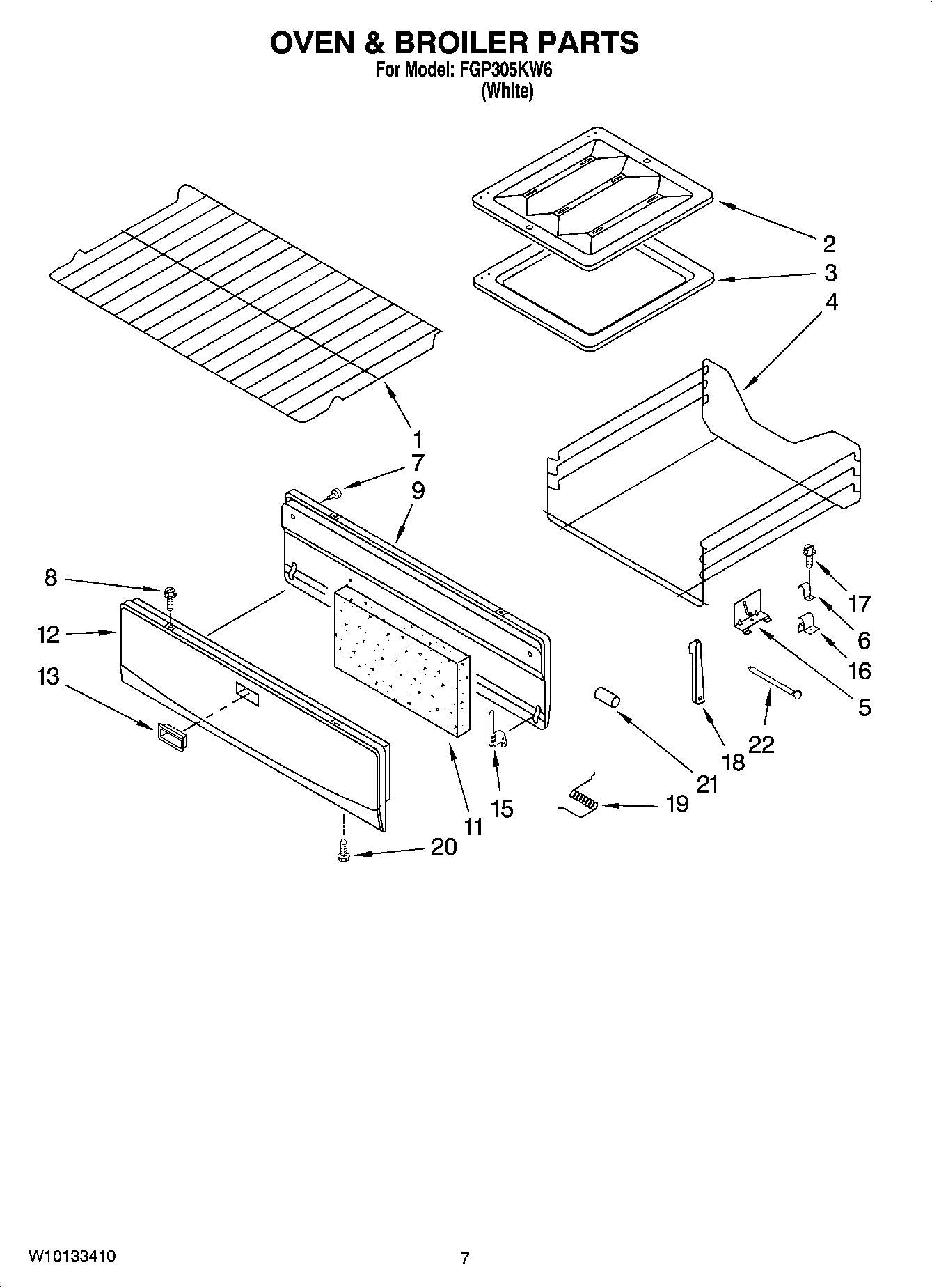 05 - OVEN & BROILER PARTS