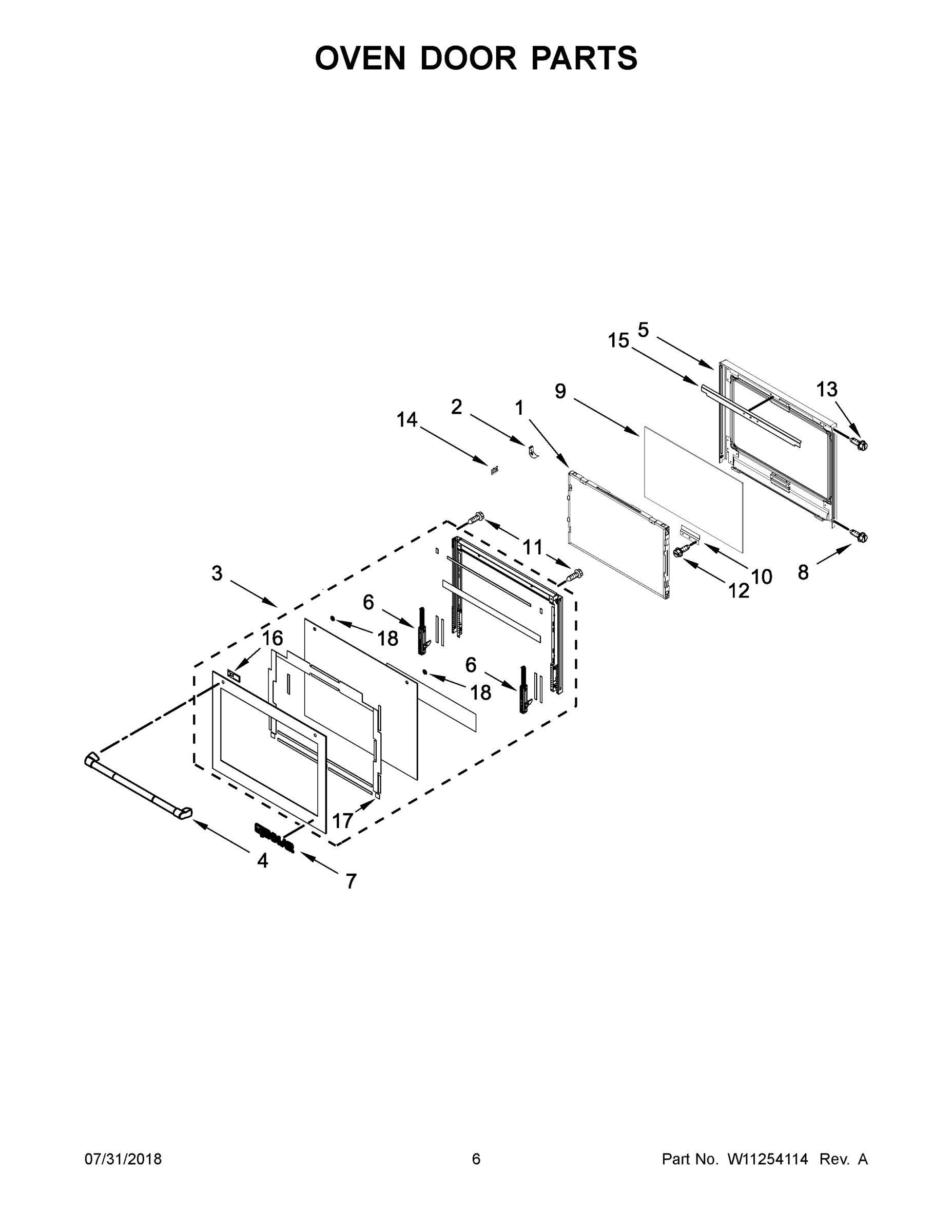 04 - OVEN DOOR PARTS