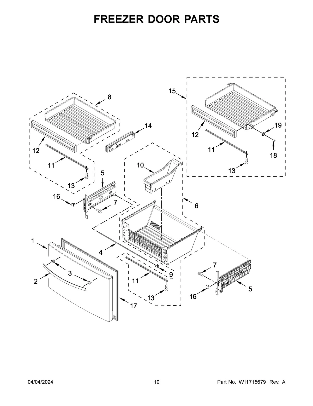 06 - FREEZER DOOR PARTS