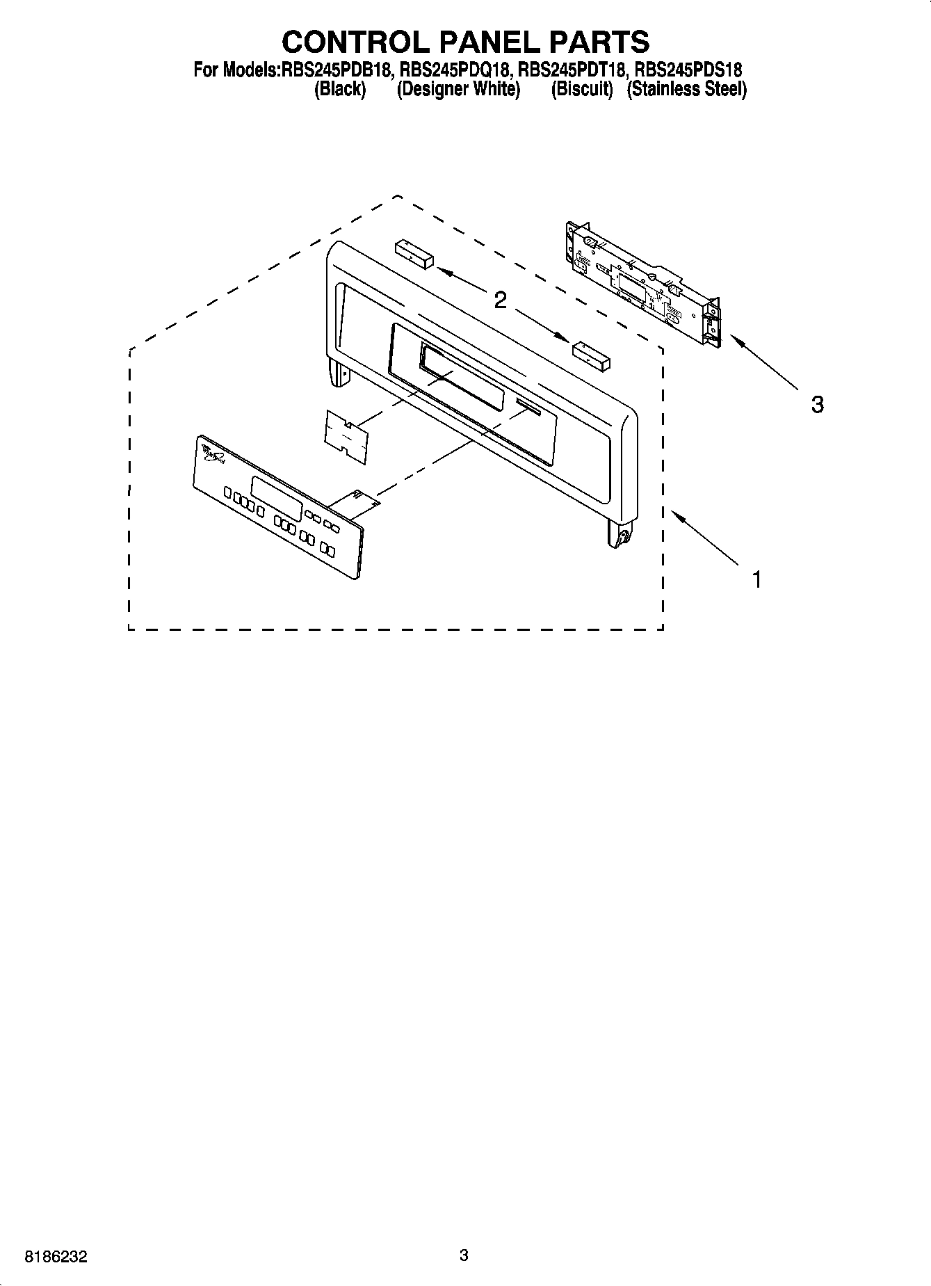 02 - CONTROL PANEL PARTS