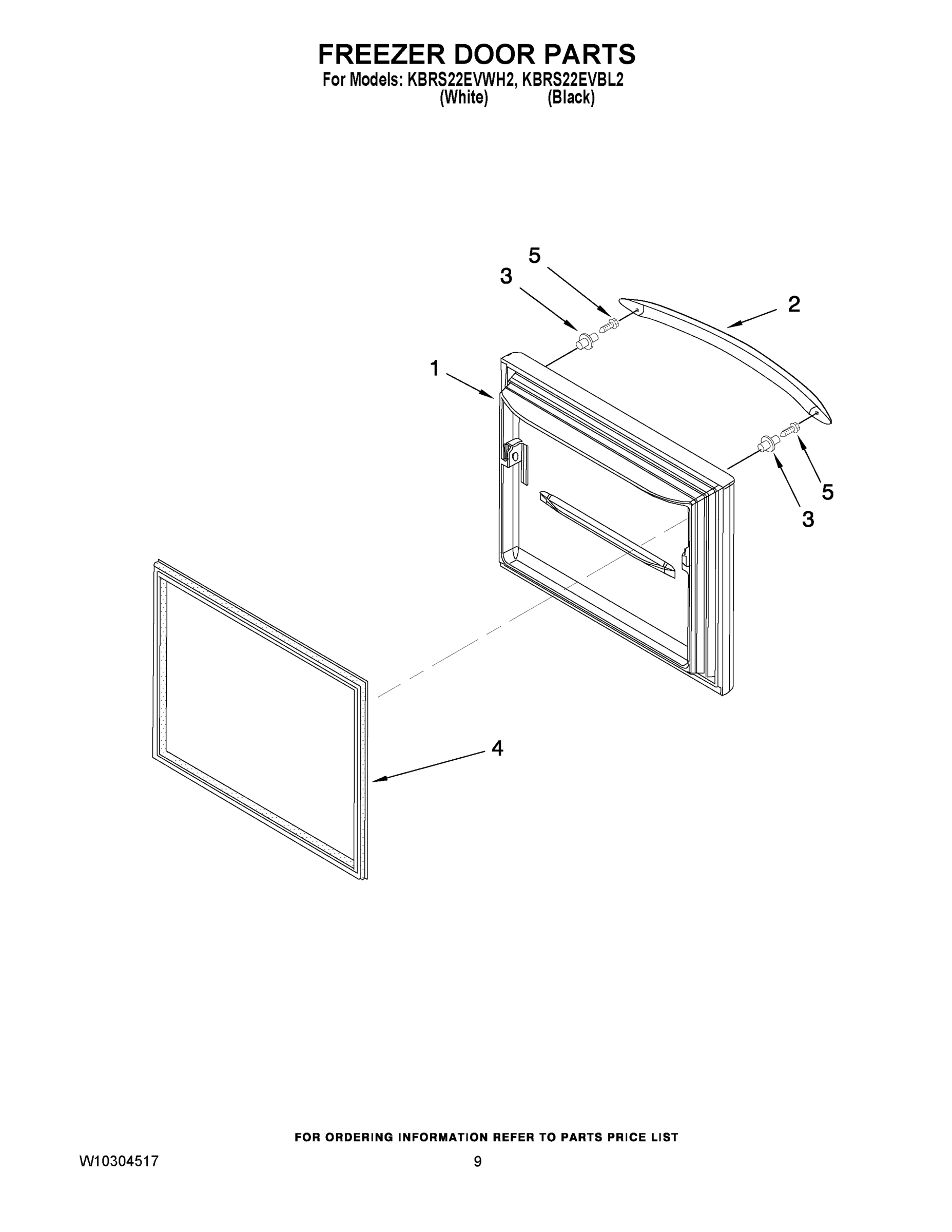 05 - FREEZER DOOR PARTS