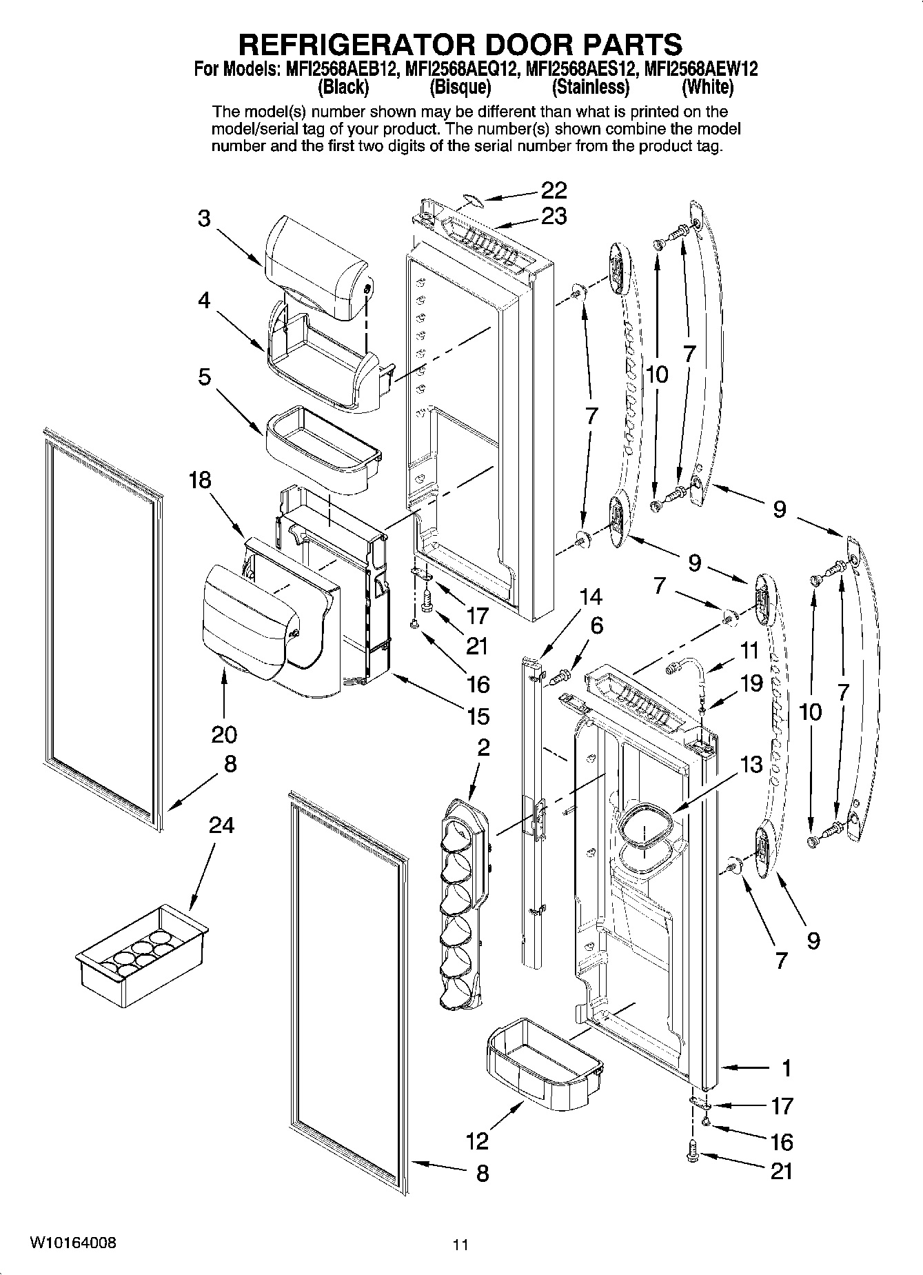 06 - REFRIGERATOR DOOR PARTS