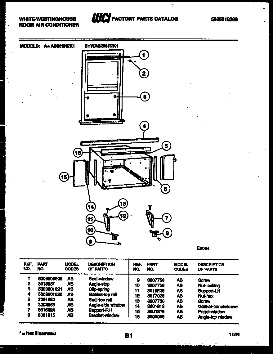 06 - CABINET AND INSTALLATION PARTS