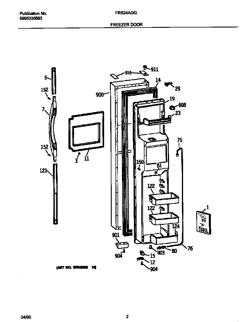 02 - FREEZER DOOR