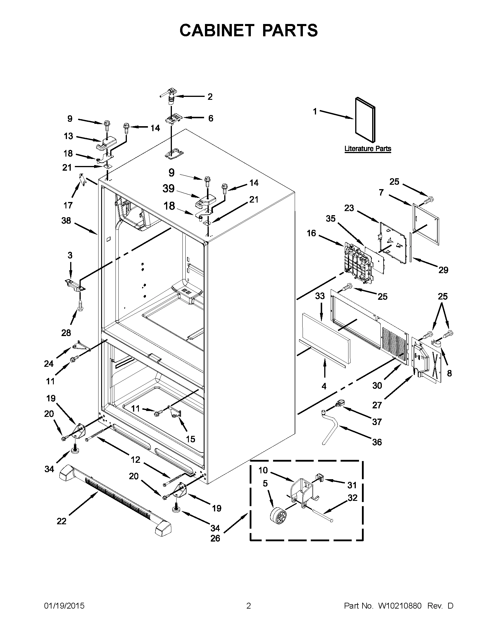 02 - CABINET PARTS