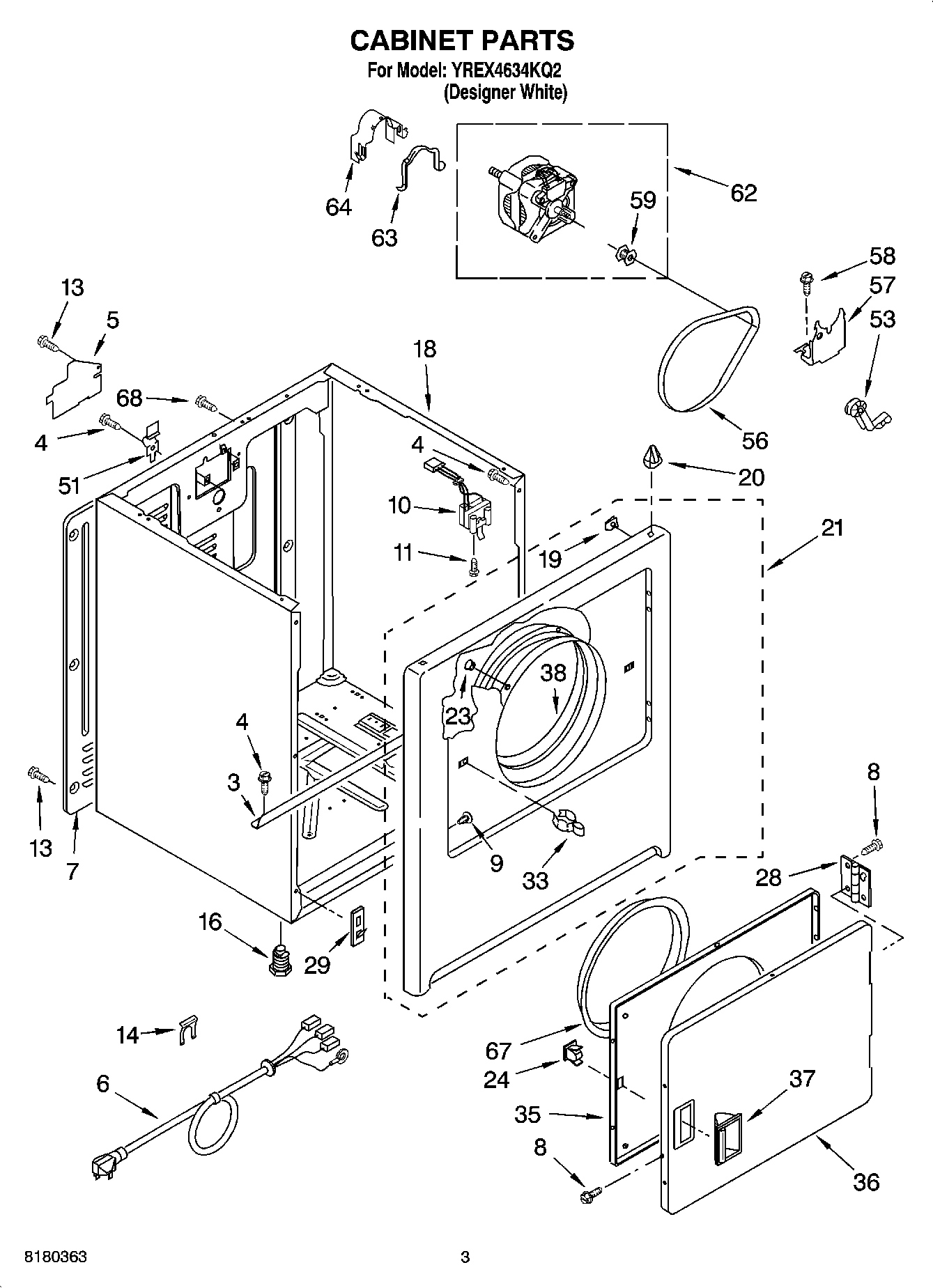02 - CABINET PARTS