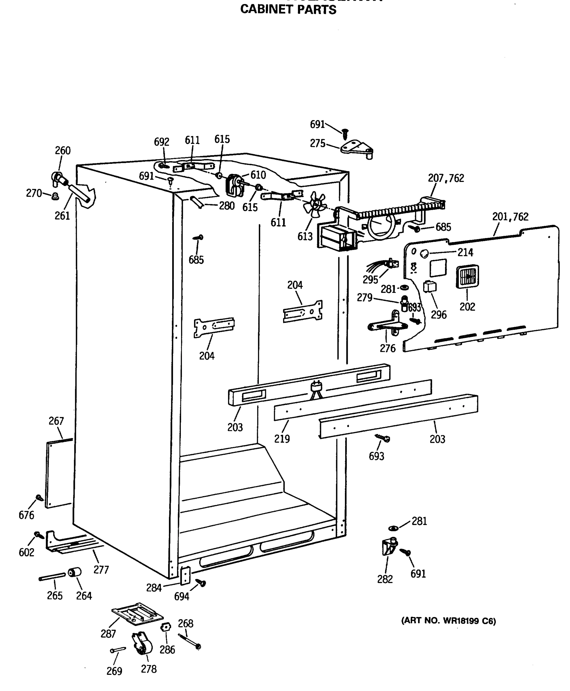 CABINET PARTS