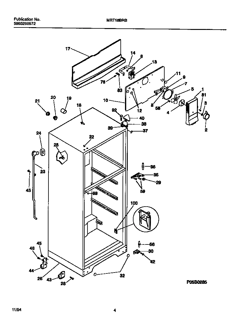 03 - CABINET W/ FAN ASSEMBLY