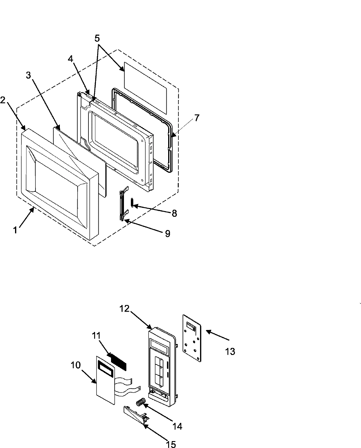02 - CONTROL PANEL/DOOR ASSEMBLY