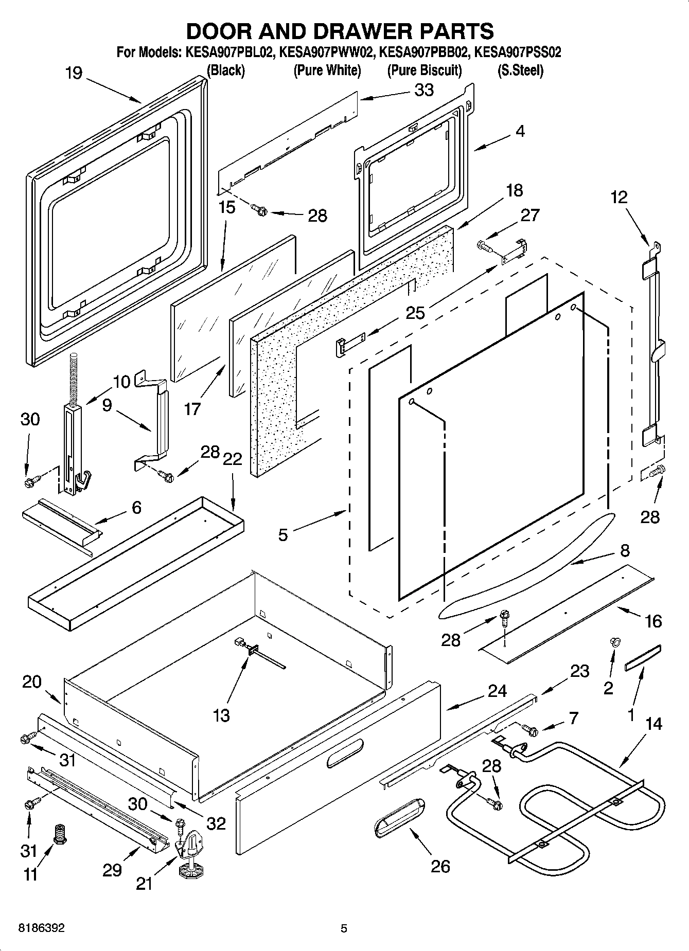 04 - DOOR AND DRAWER PARTS
