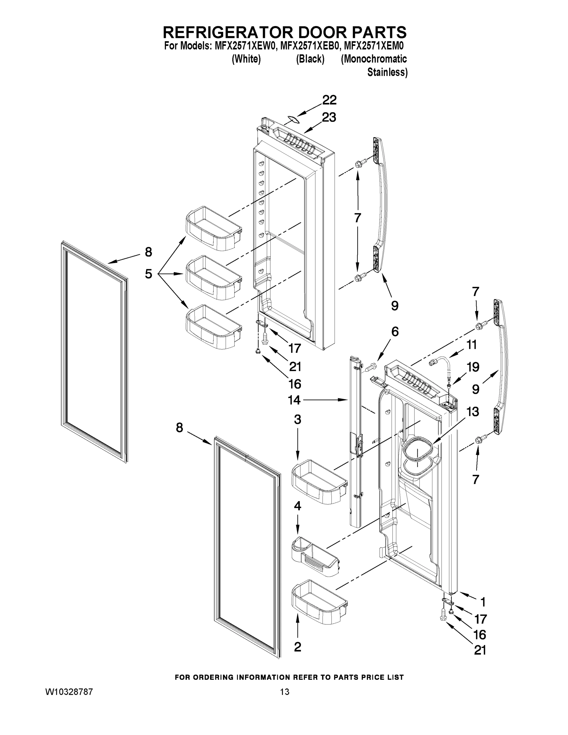 07 - REFRIGERATOR DOOR PARTS
