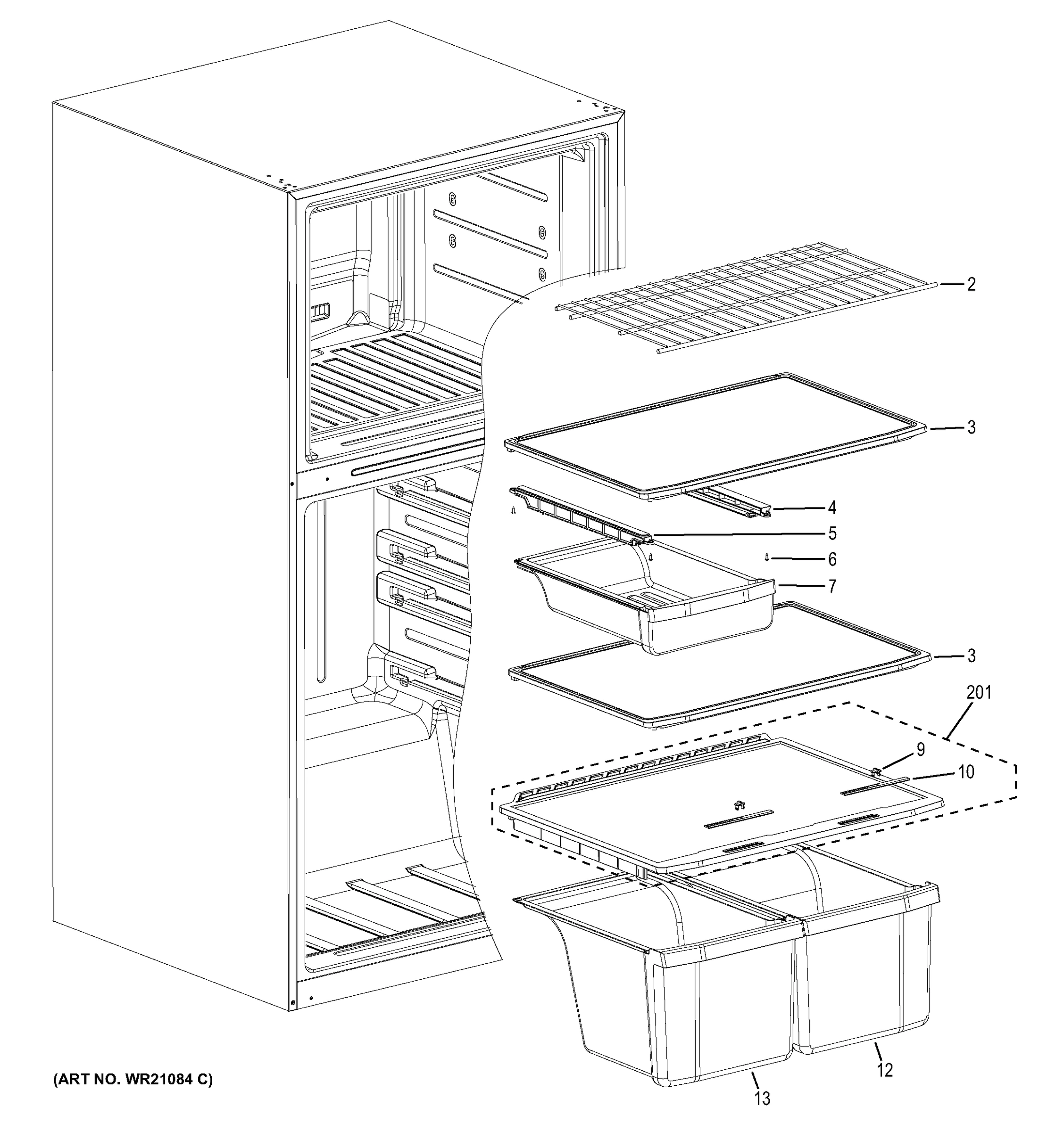 SHELVES & DRAWERS