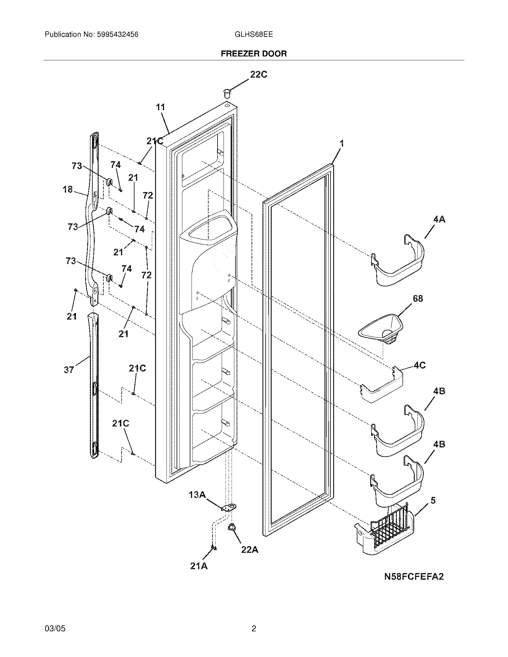 03 - FREEZER DOOR
