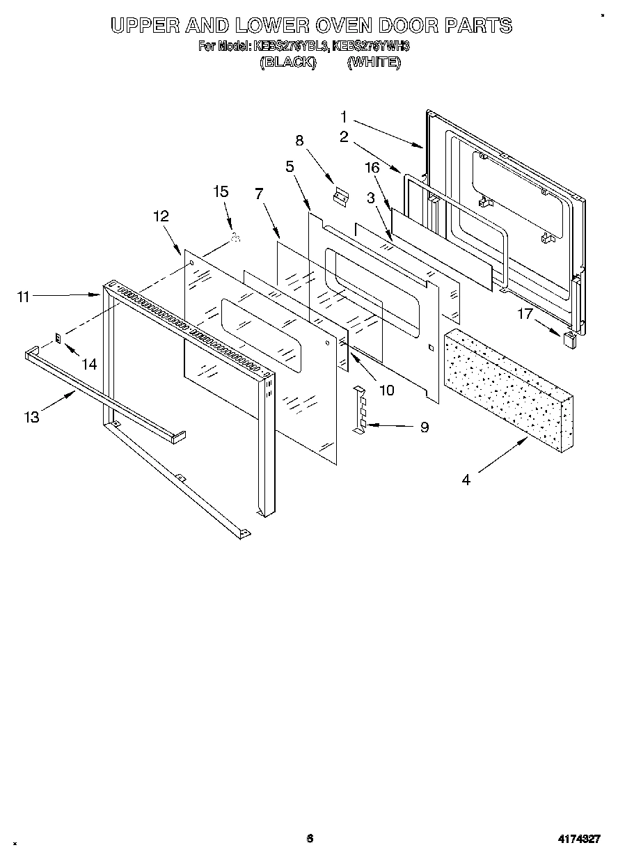 04 - UPPER AND LOWER OVEN DOOR