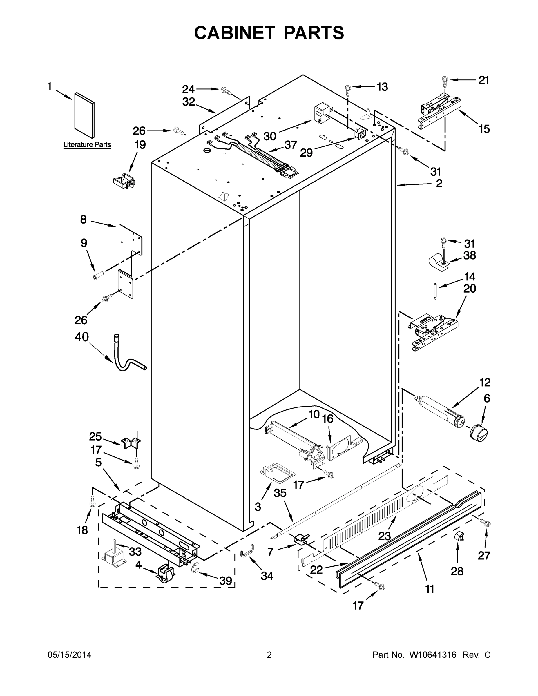 02 - CABINET PARTS