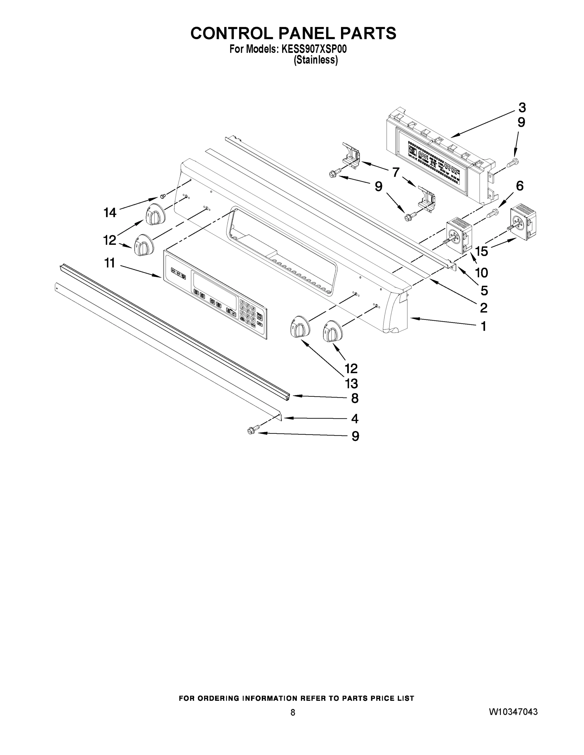 05 - CONTROL PANEL PARTS
