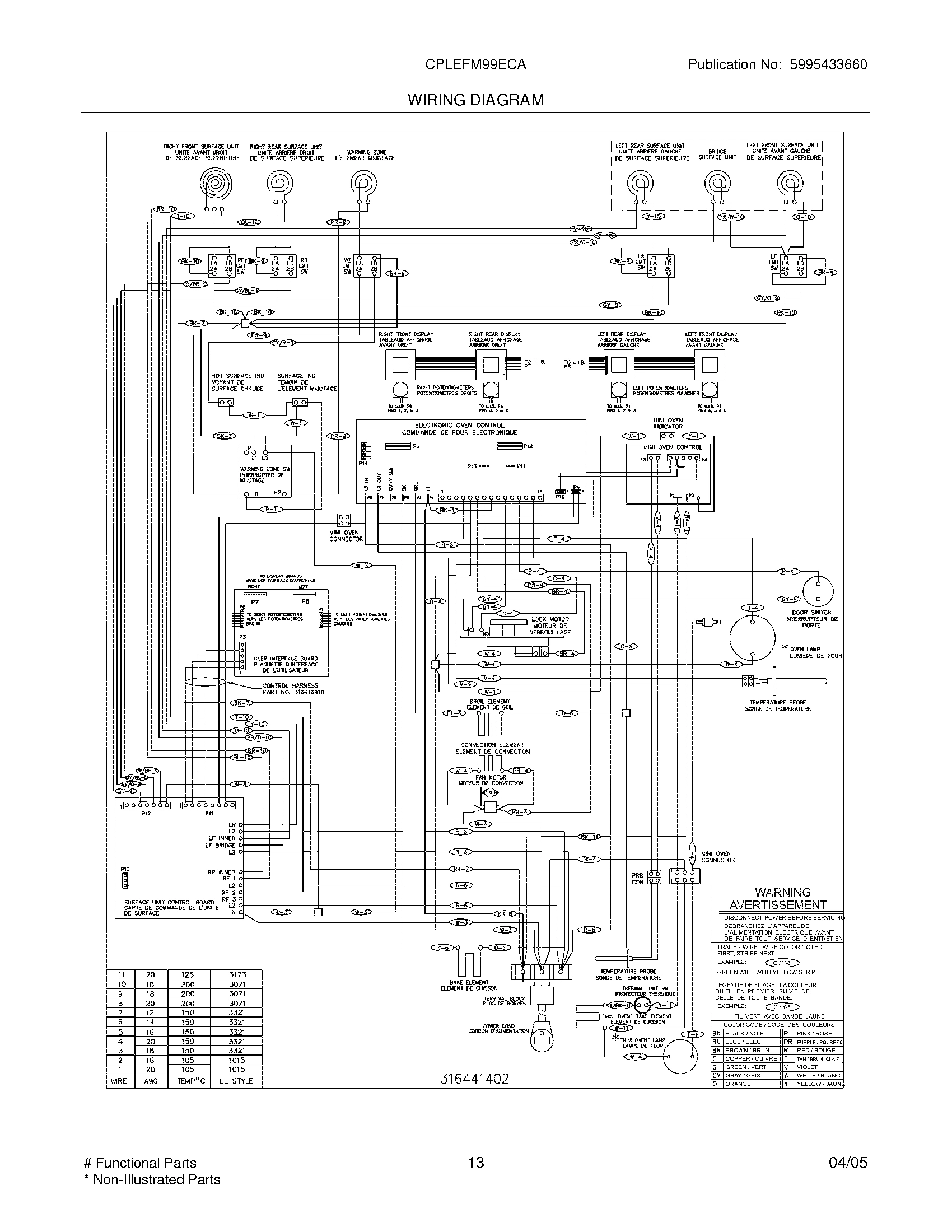 13 - WIRING DIAGRAM