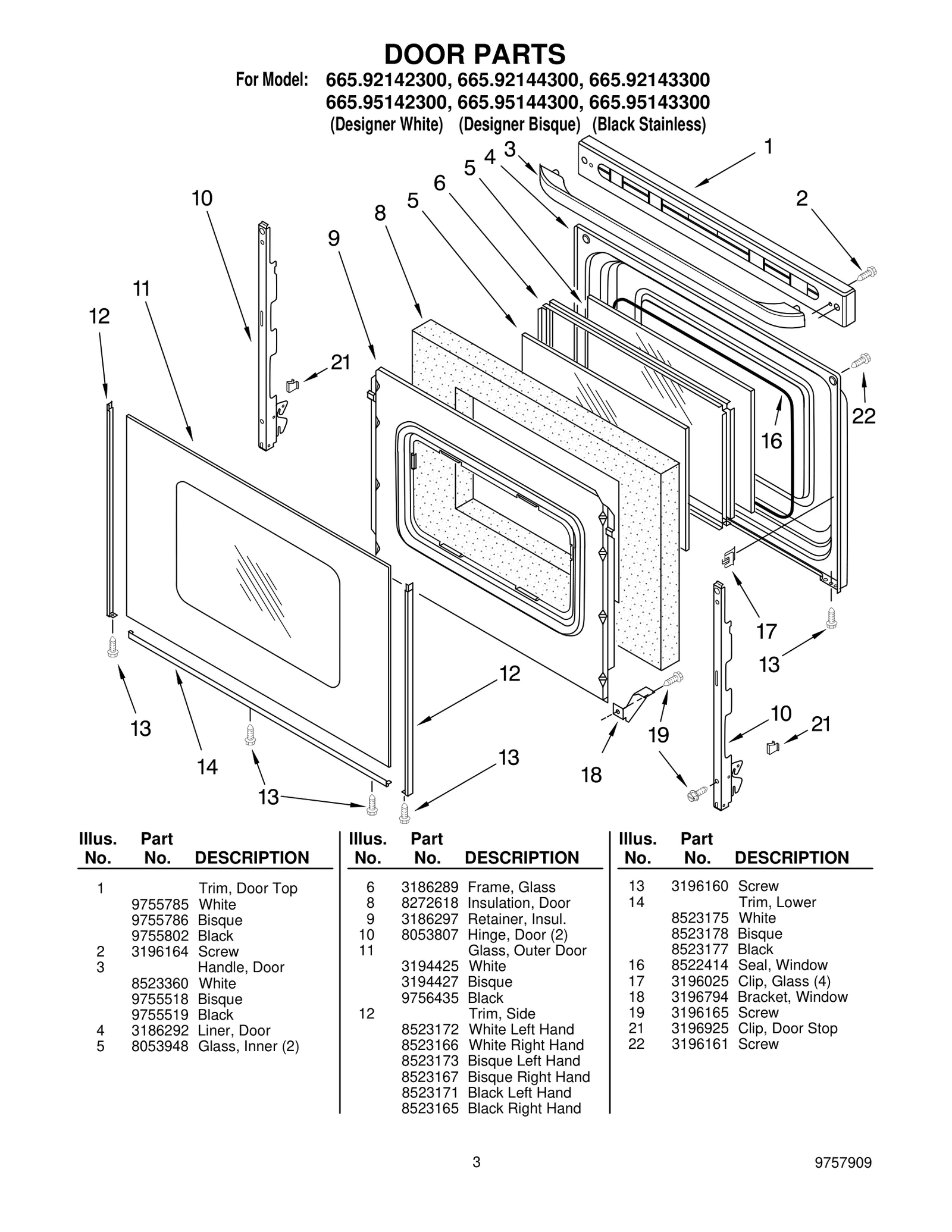 DOOR PARTS