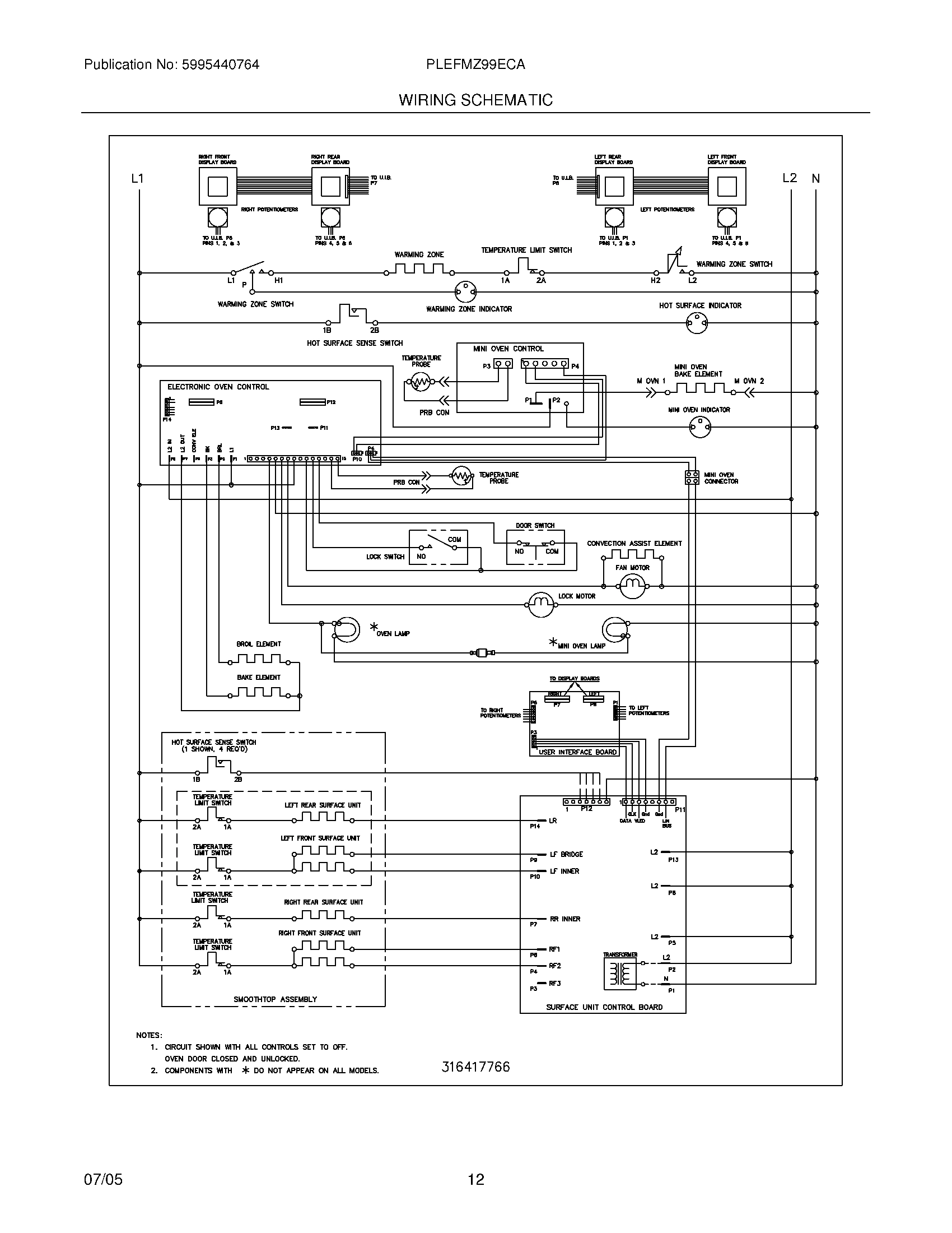 12 - WIRING SCHEMATIC