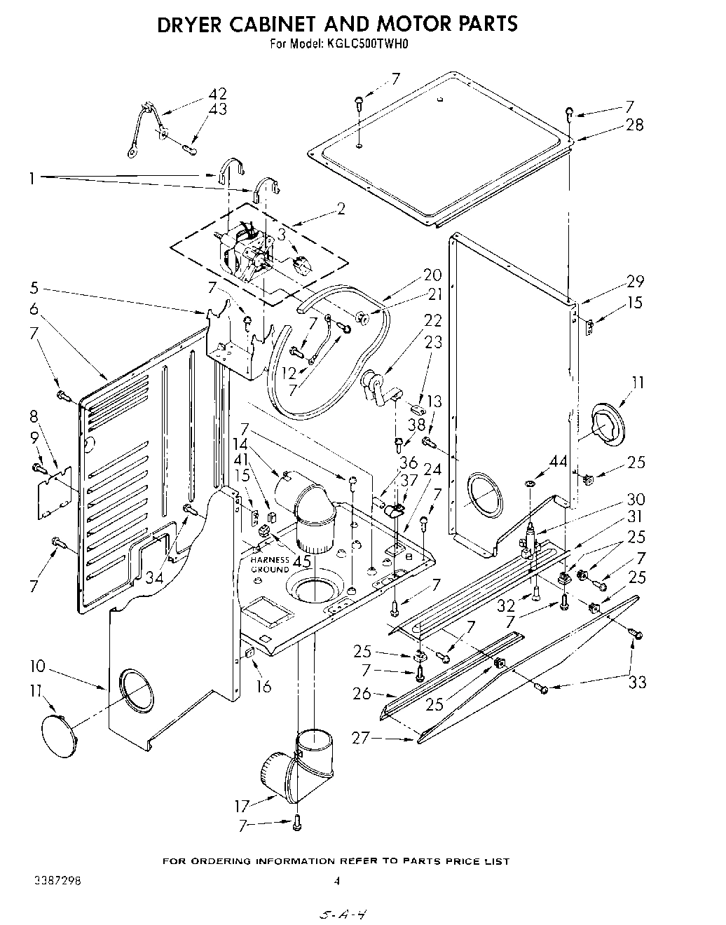 04 - DRYER CABINET AND MOTOR