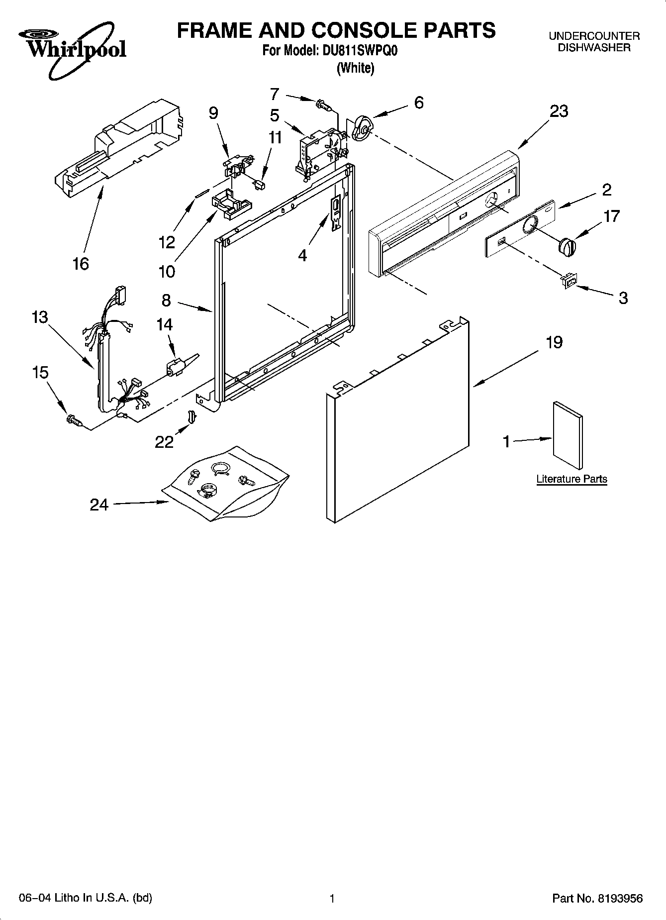01 - FRAME AND CONSOLE PARTS