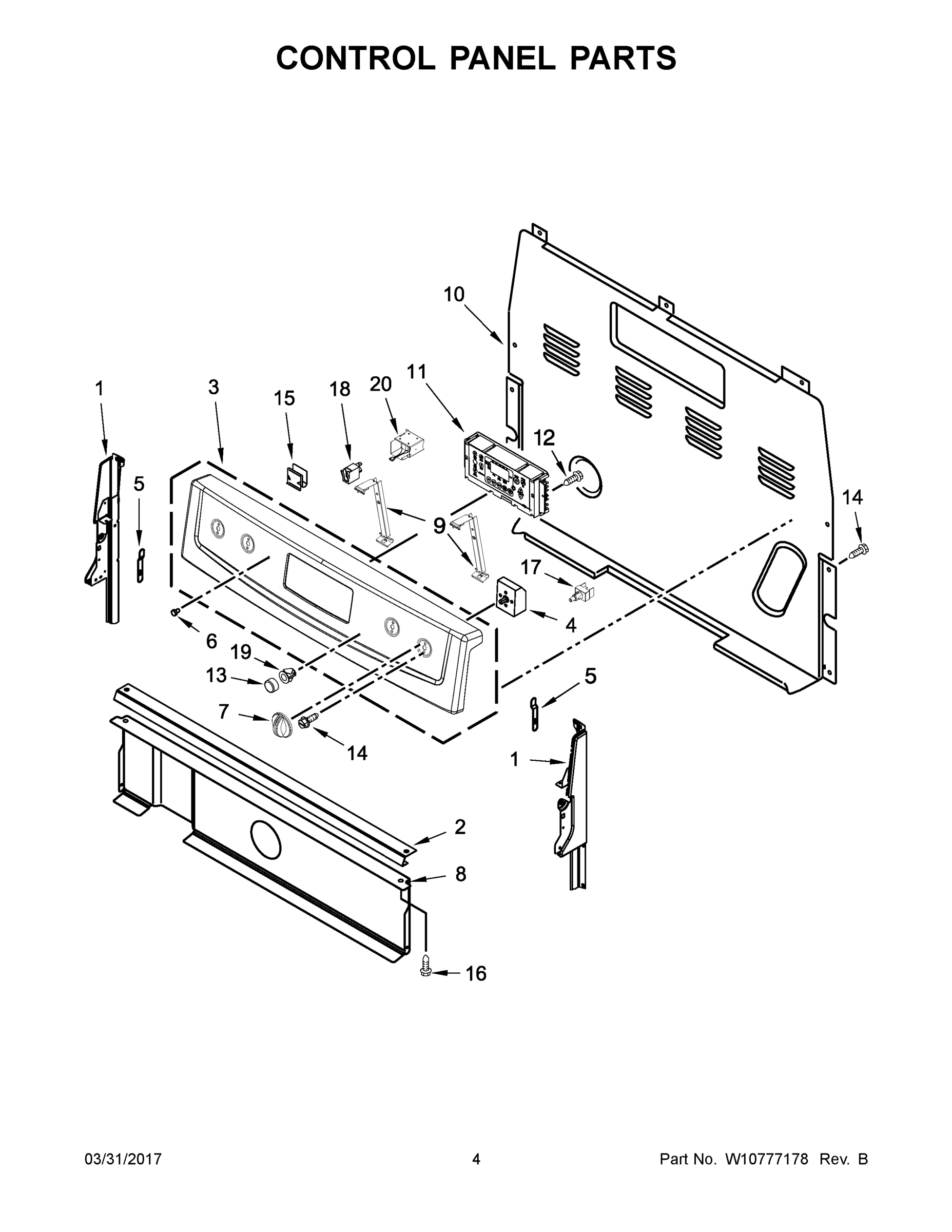 03 - CONTROL PANEL PARTS