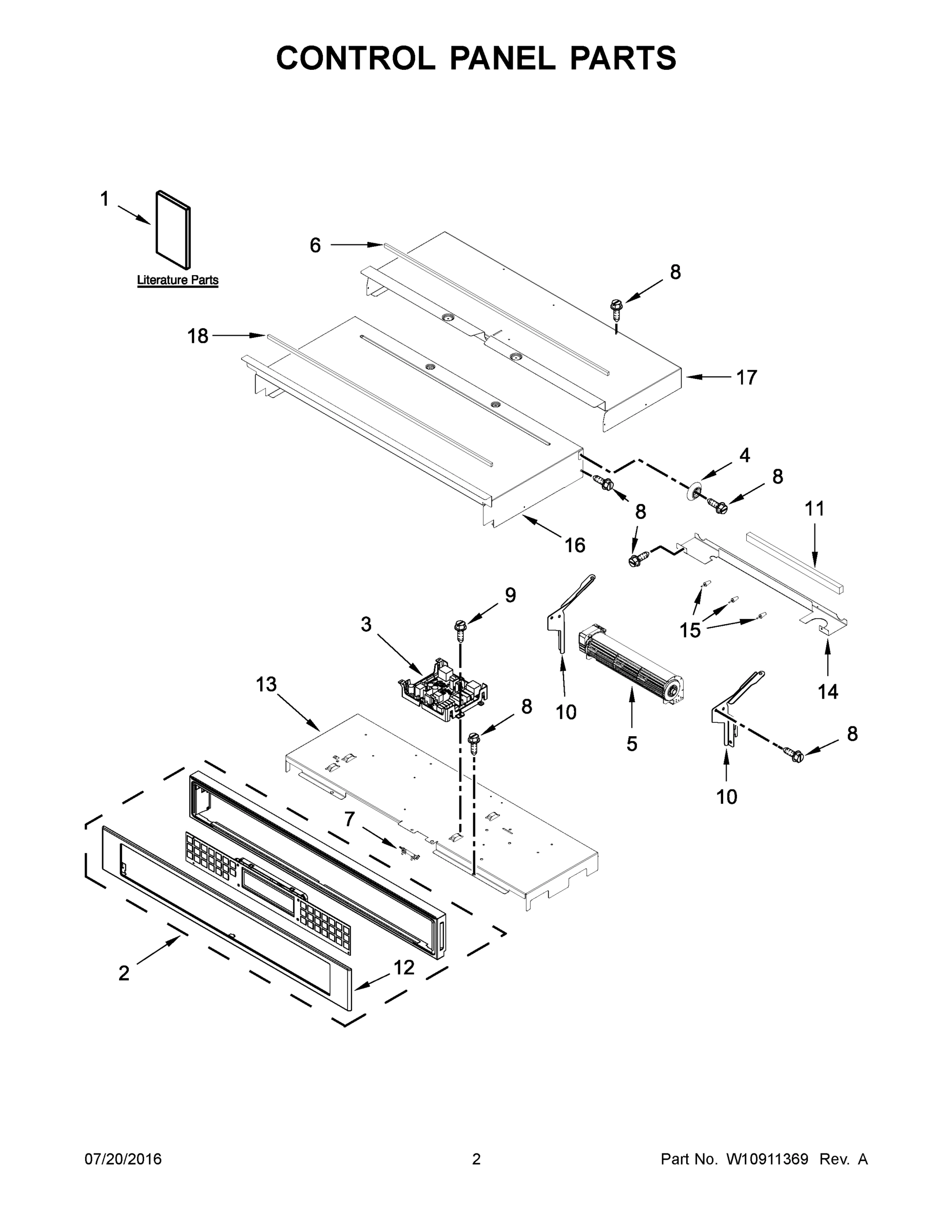 02 - CONTROL PANEL PARTS