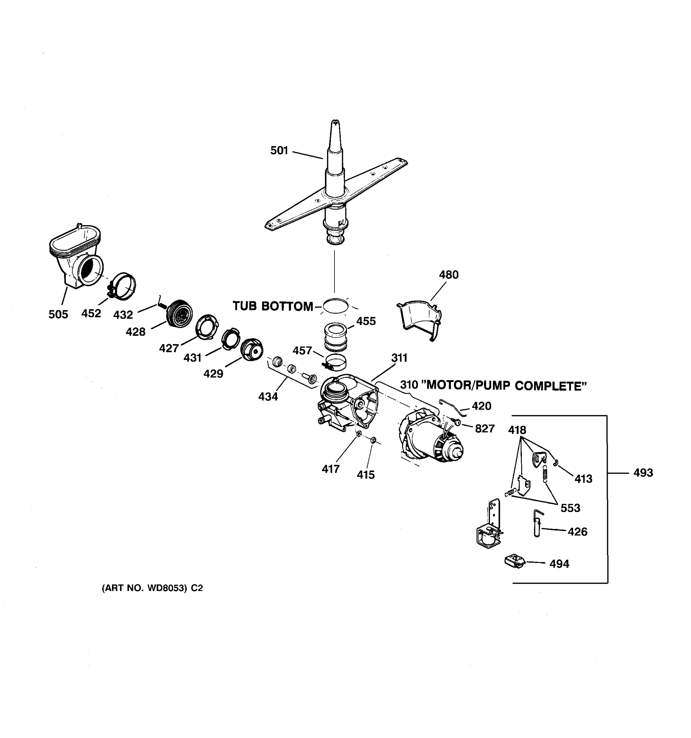 MOTOR-PUMP MECHANISM
