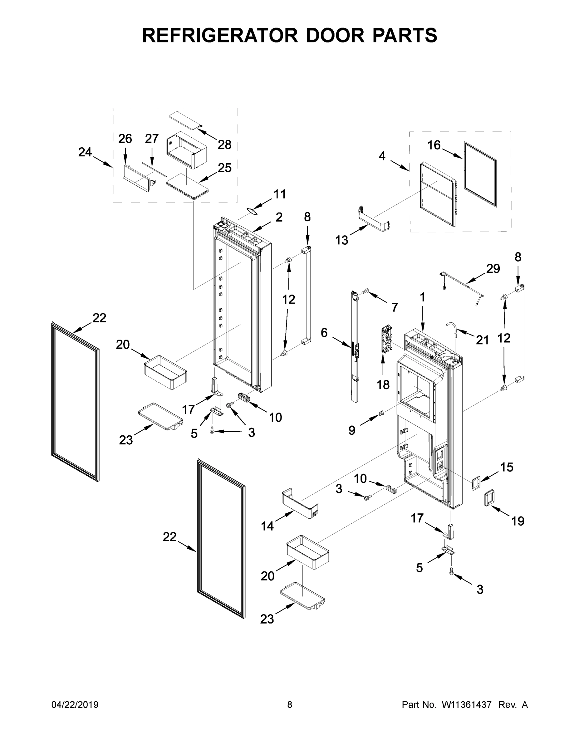 05 - REFRIGERATOR DOOR PARTS