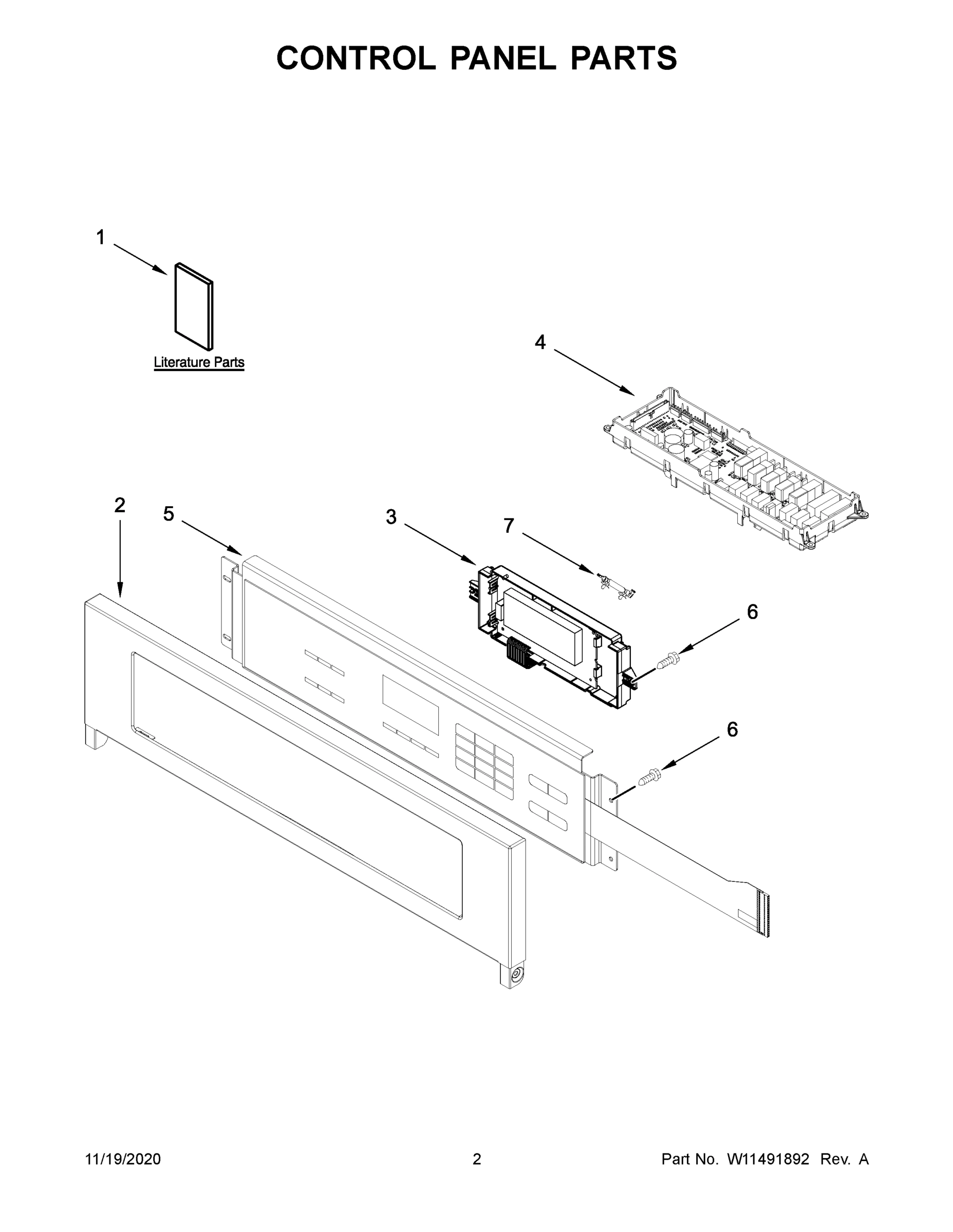 02 - CONTROL PANEL PARTS