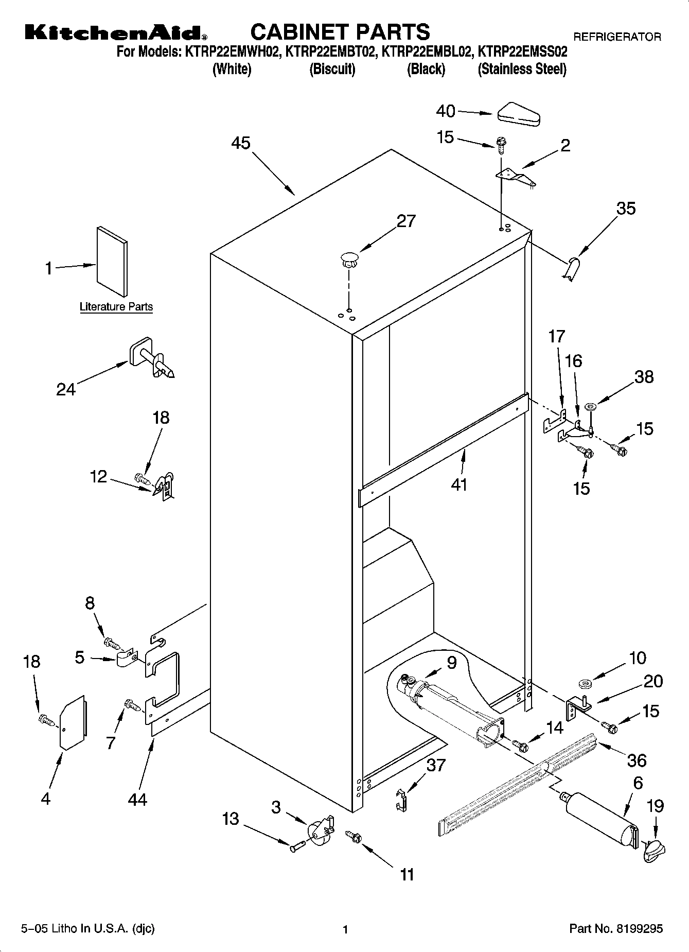 01 - CABINET PARTS