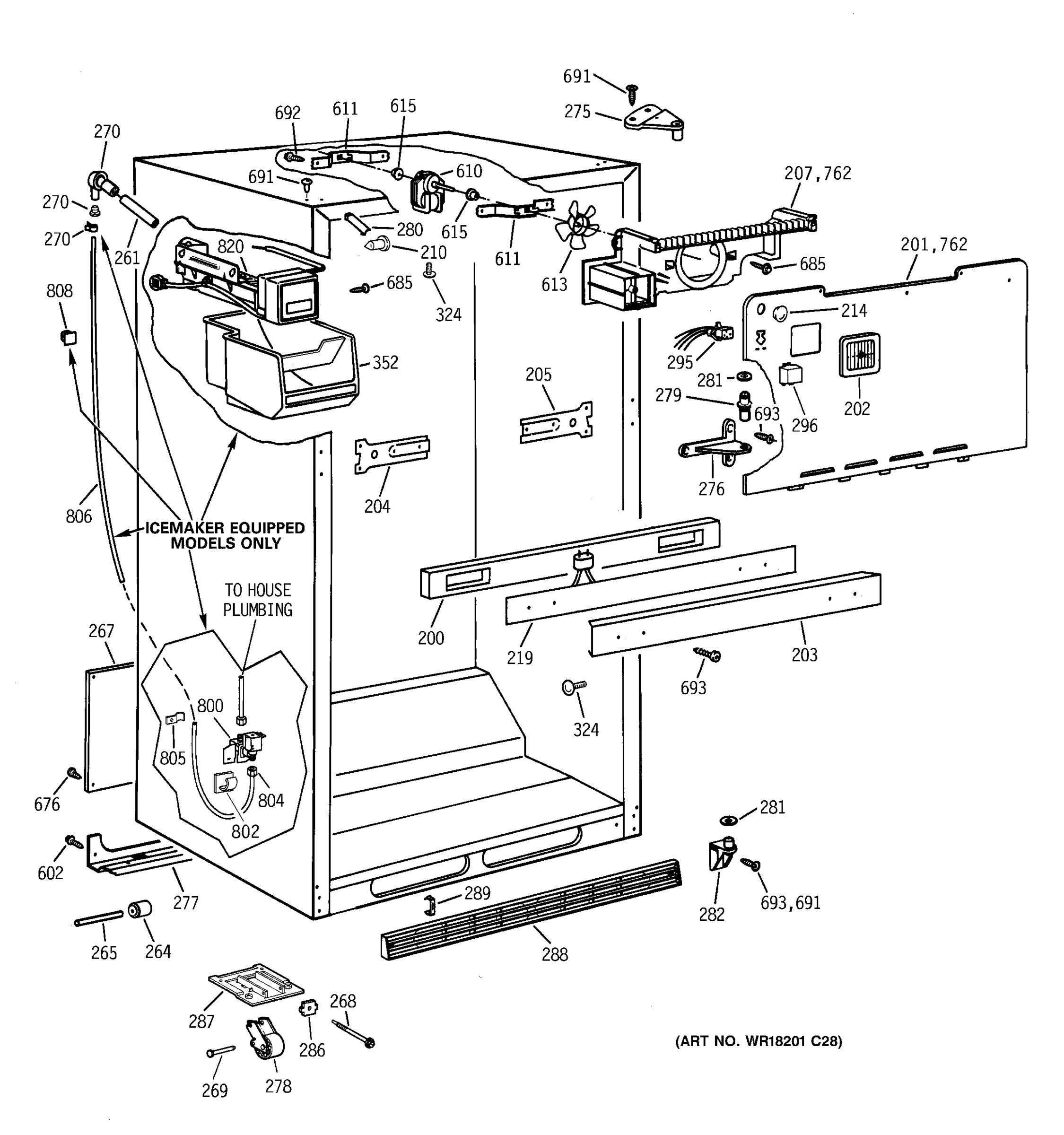 CABINET PARTS