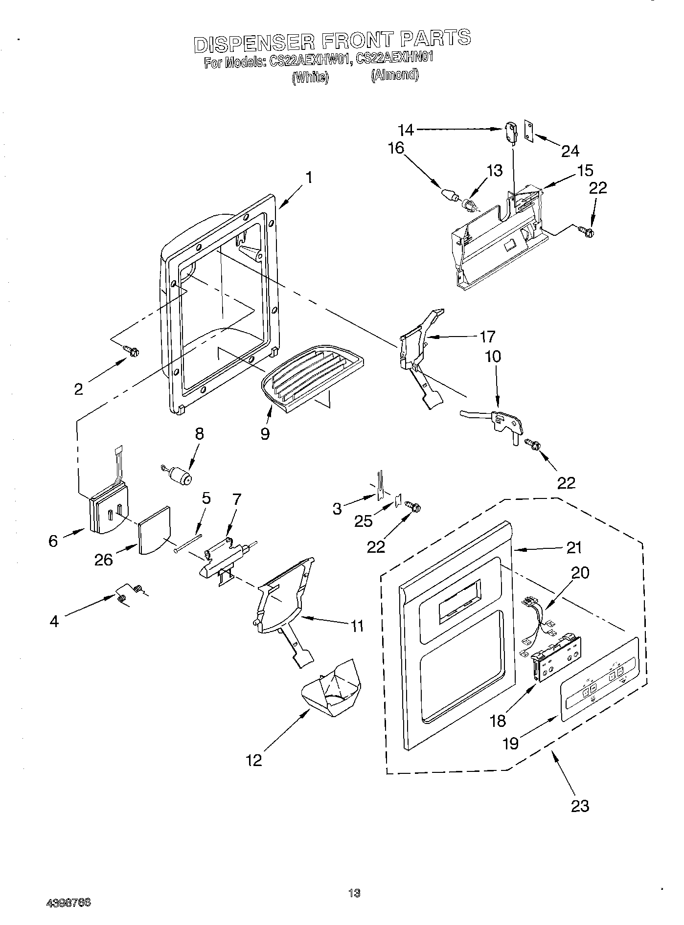 08 - DISPENSER FRONT