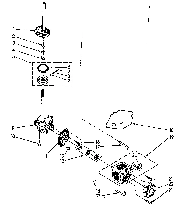 BRAKE, CLUTCH, GEARCASE, MOTOR AND PUMP PARTS