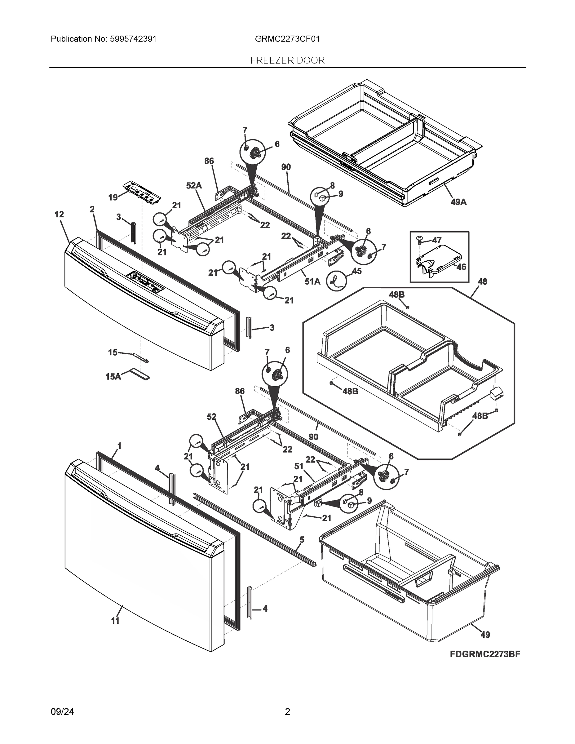 02 - FREEZER DOOR
