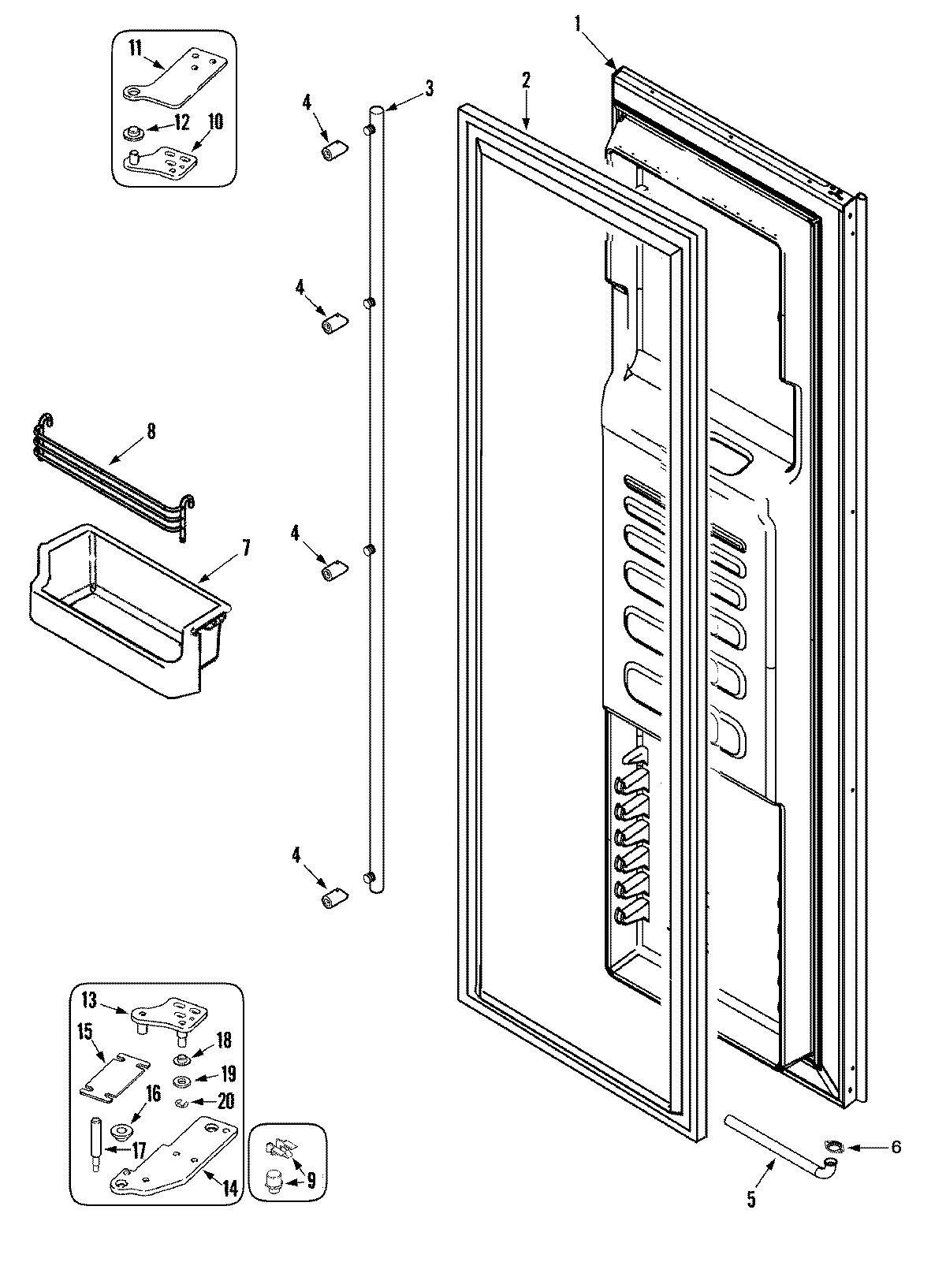 06 - FREEZER DOOR (RJRS4880B)