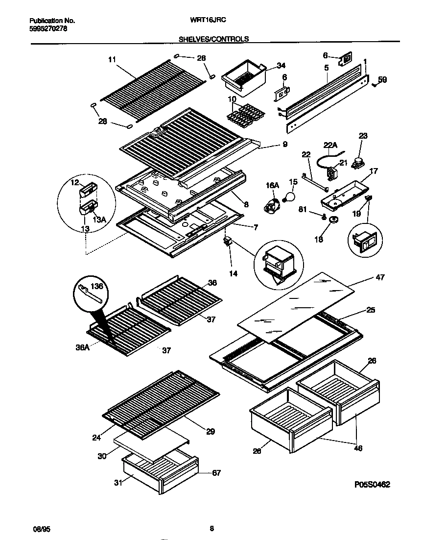 04 - SHELVES/CONTROLS