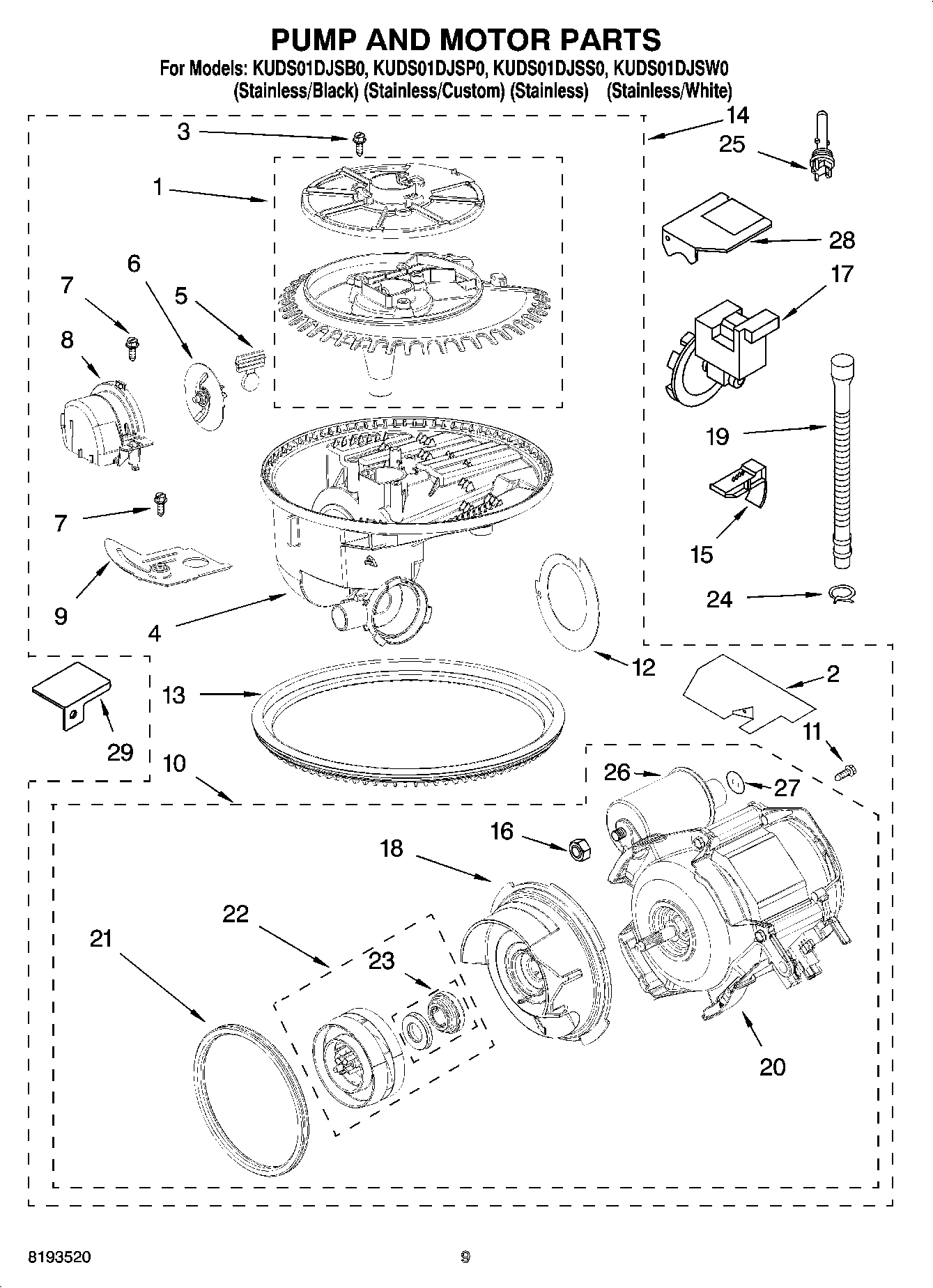 08 - PUMP AND MOTOR PARTS
