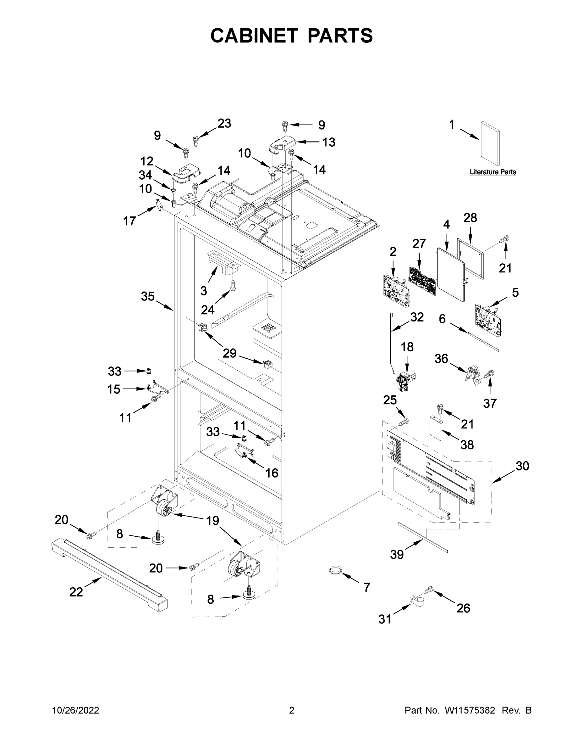 02 - CABINET PARTS