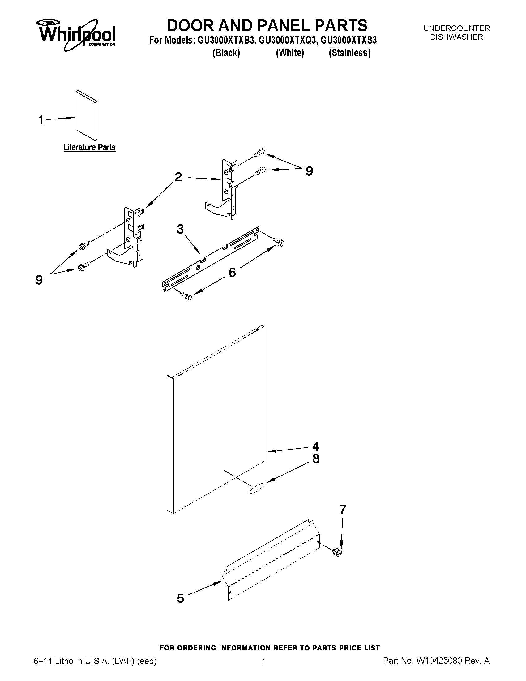 01 - DOOR AND PANEL PARTS