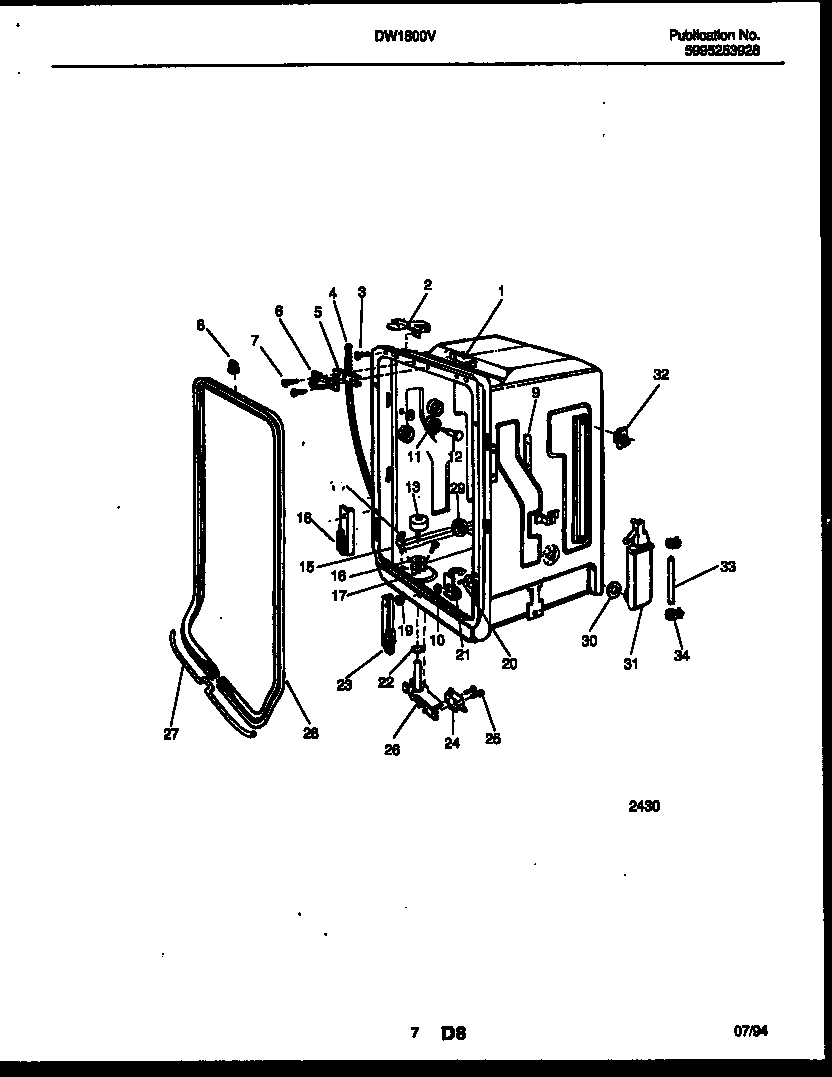 05 - TUB AND FRAME PARTS