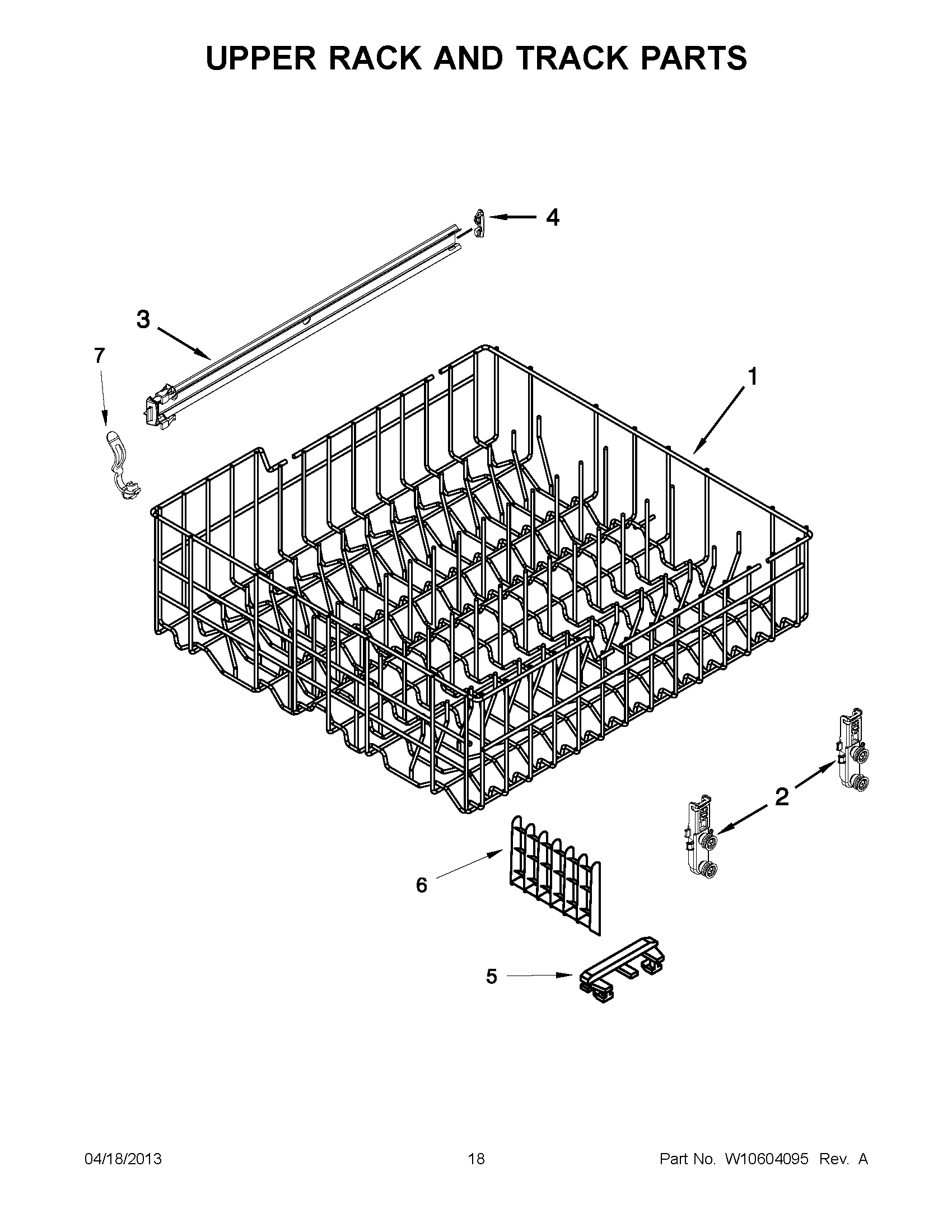 09 - UPPER RACK AND TRACK PARTS