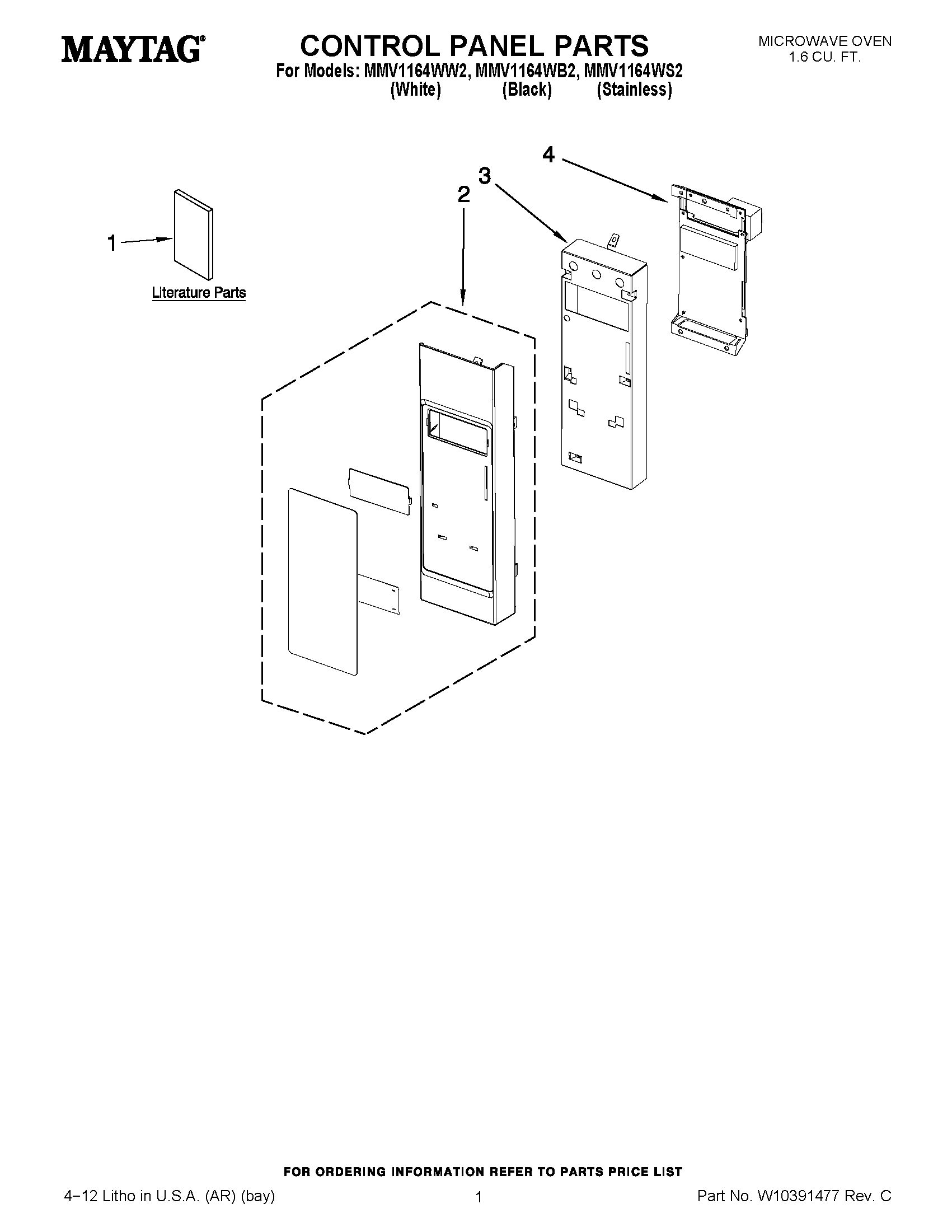 01 - CONTROL PANEL PARTS