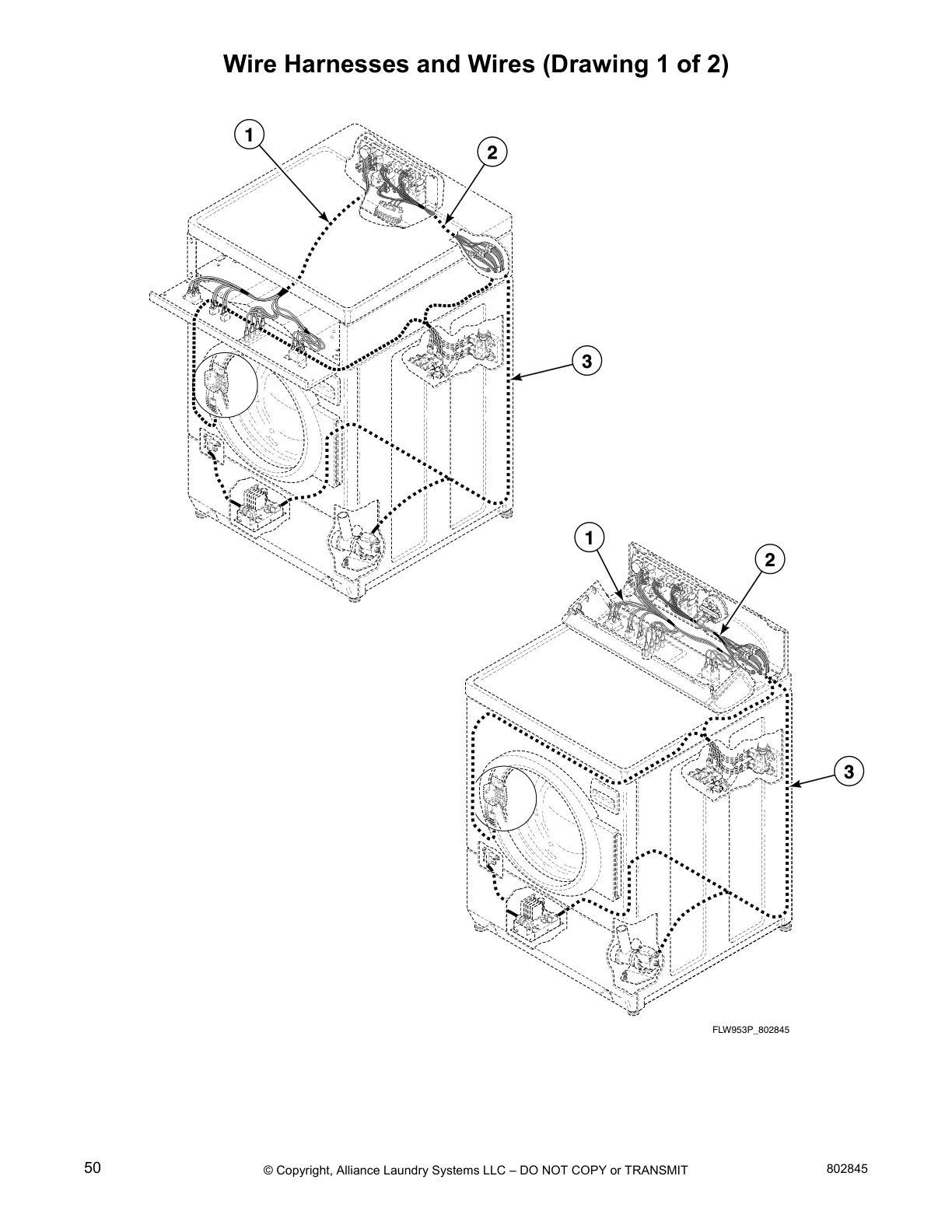 Wire Harnesses and Wires (Drawing 1 of 2)